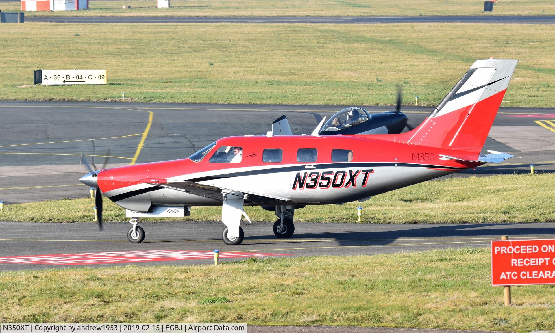 N350XT, 2016 Piper PA 46-350P C/N 4636692, N350XT at Gloucestershire Airport.