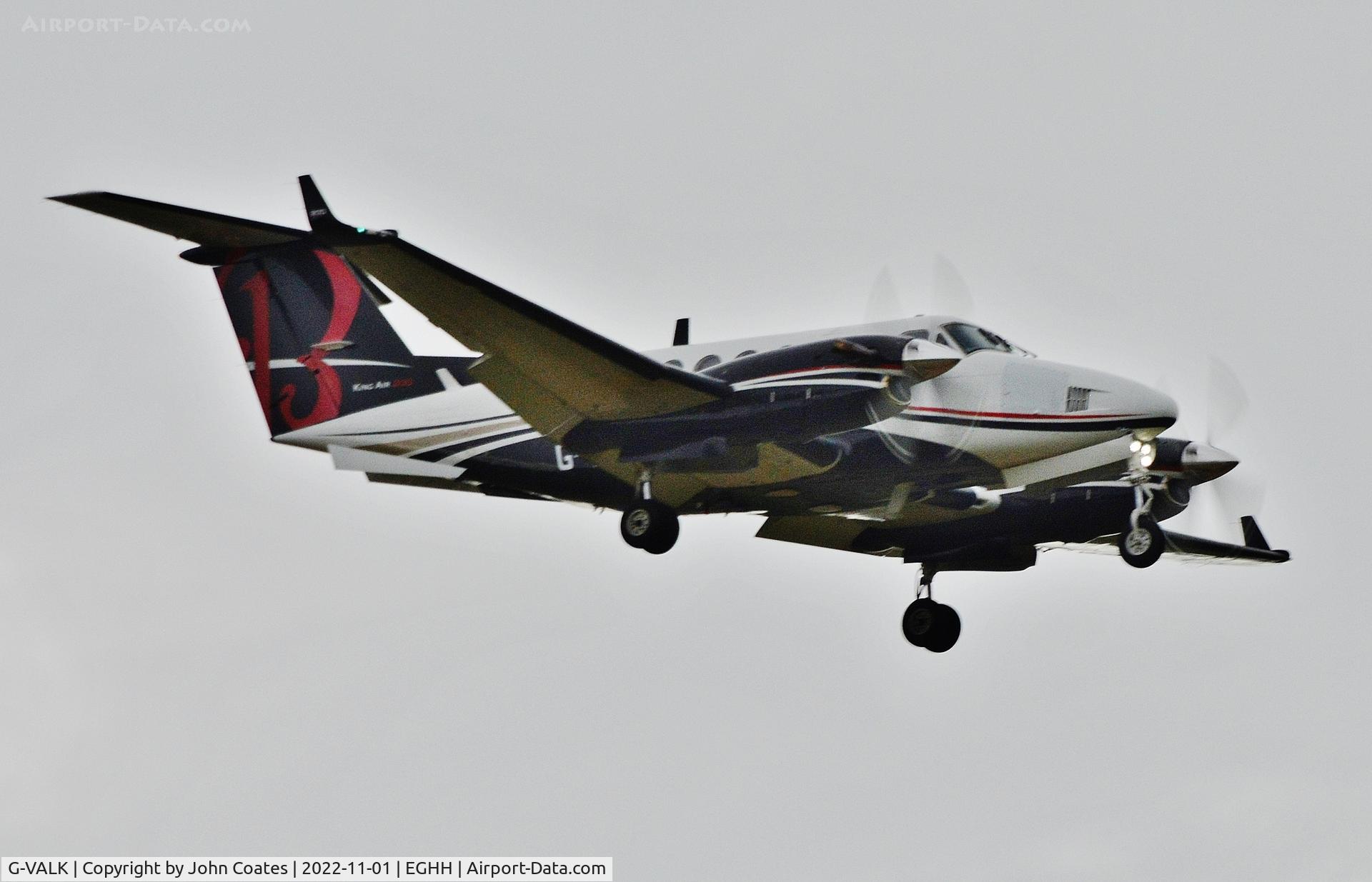 G-VALK, 1980 Beech 200 Super King Air C/N BB-684, Bad weather approach