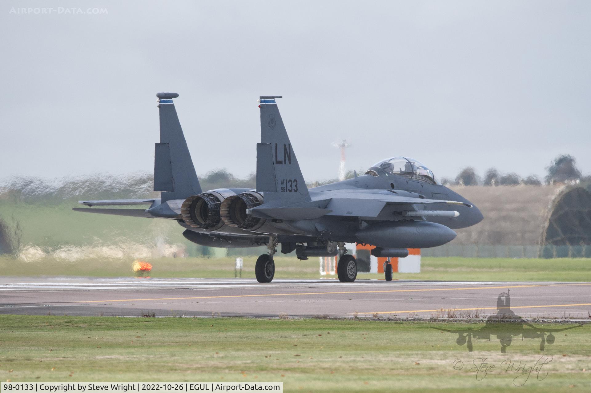 98-0133, 1998 McDonnell Douglas F-15E Strike Eagle C/N 1363/E224, RAF Lakenheath UK