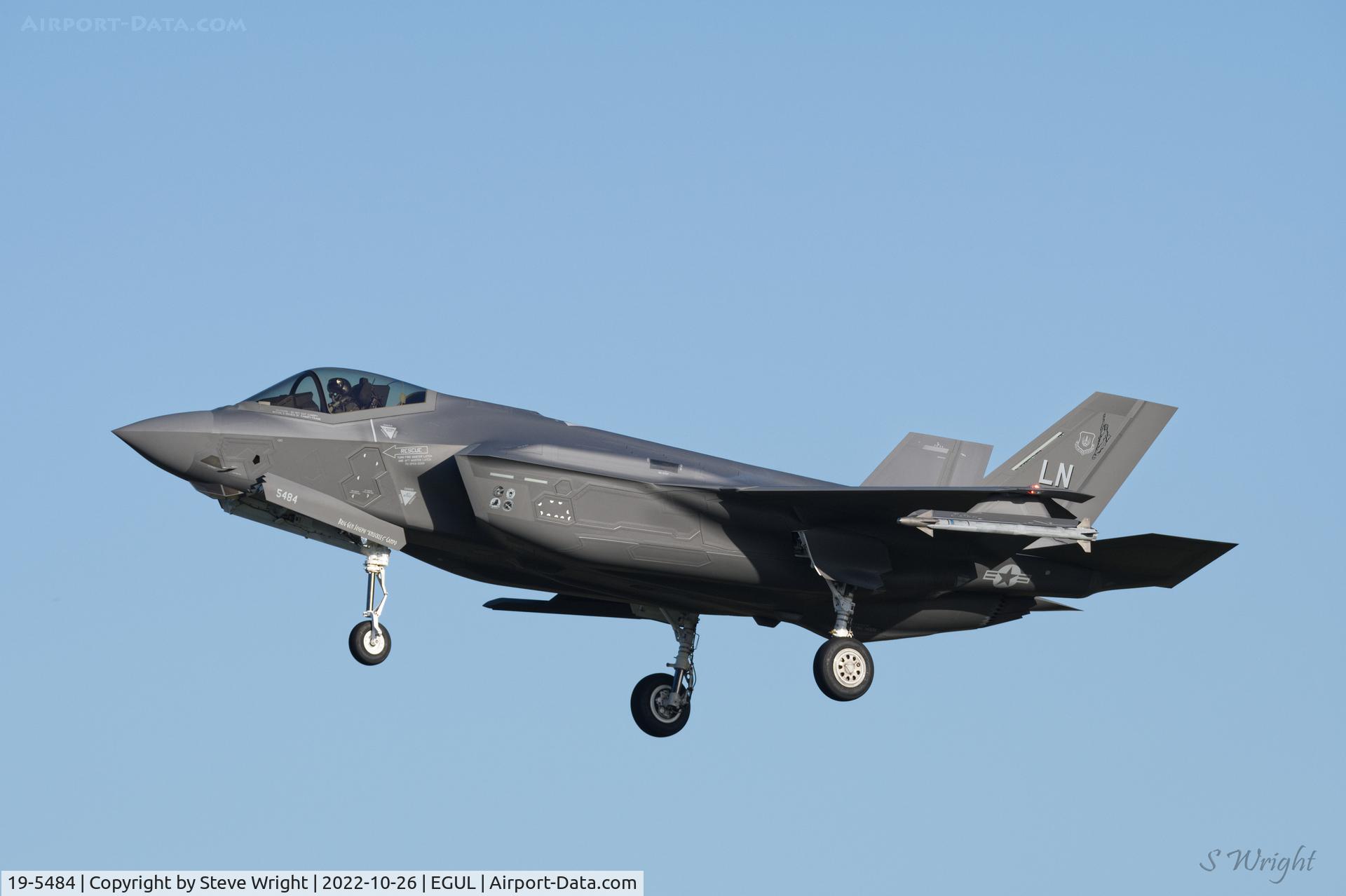 19-5484, 2021 Lockheed Martin F-35A Lightning II C/N AF-312, RAF Lakenheath UK