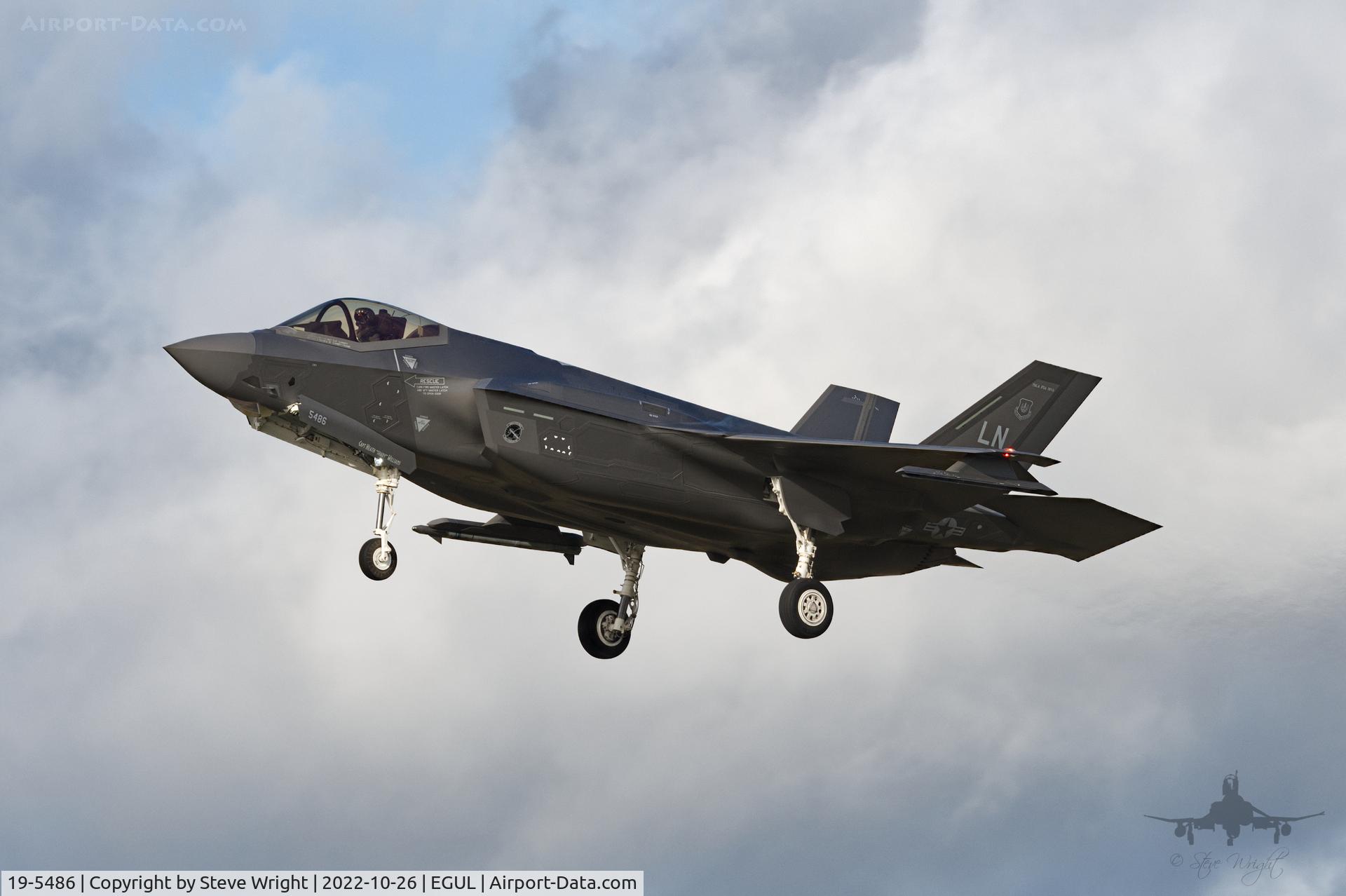 19-5486, Lockheed Martin F-35A Lightning II C/N AF-314, RAF Lakenheath UK