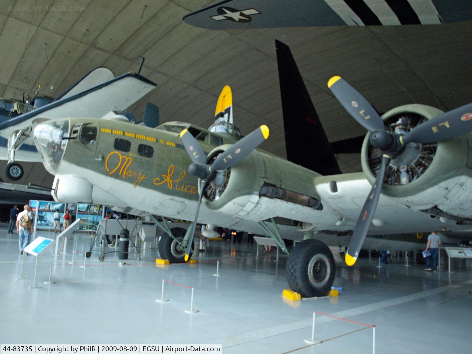 44-83735, 1942 Boeing B-17G Flying Fortress C/N 32376, 44-83735 1944 B-17G 'Mary Alice' USAF Duxford 09.08.09