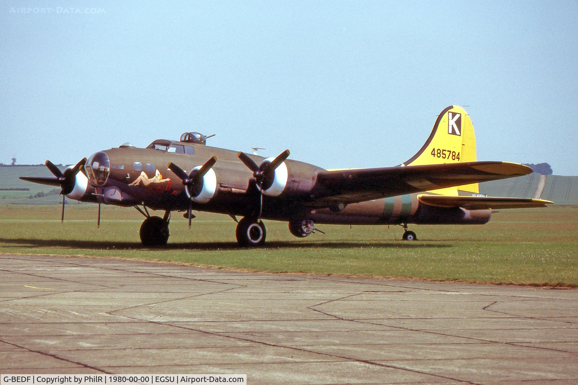 G-BEDF, 1944 Boeing B-17G Flying Fortress C/N 8693, 44-85784 (G-BEDF) 1944 Boeing B-17G Flying Fortress 'Sally B'  USAF IWM Duxford