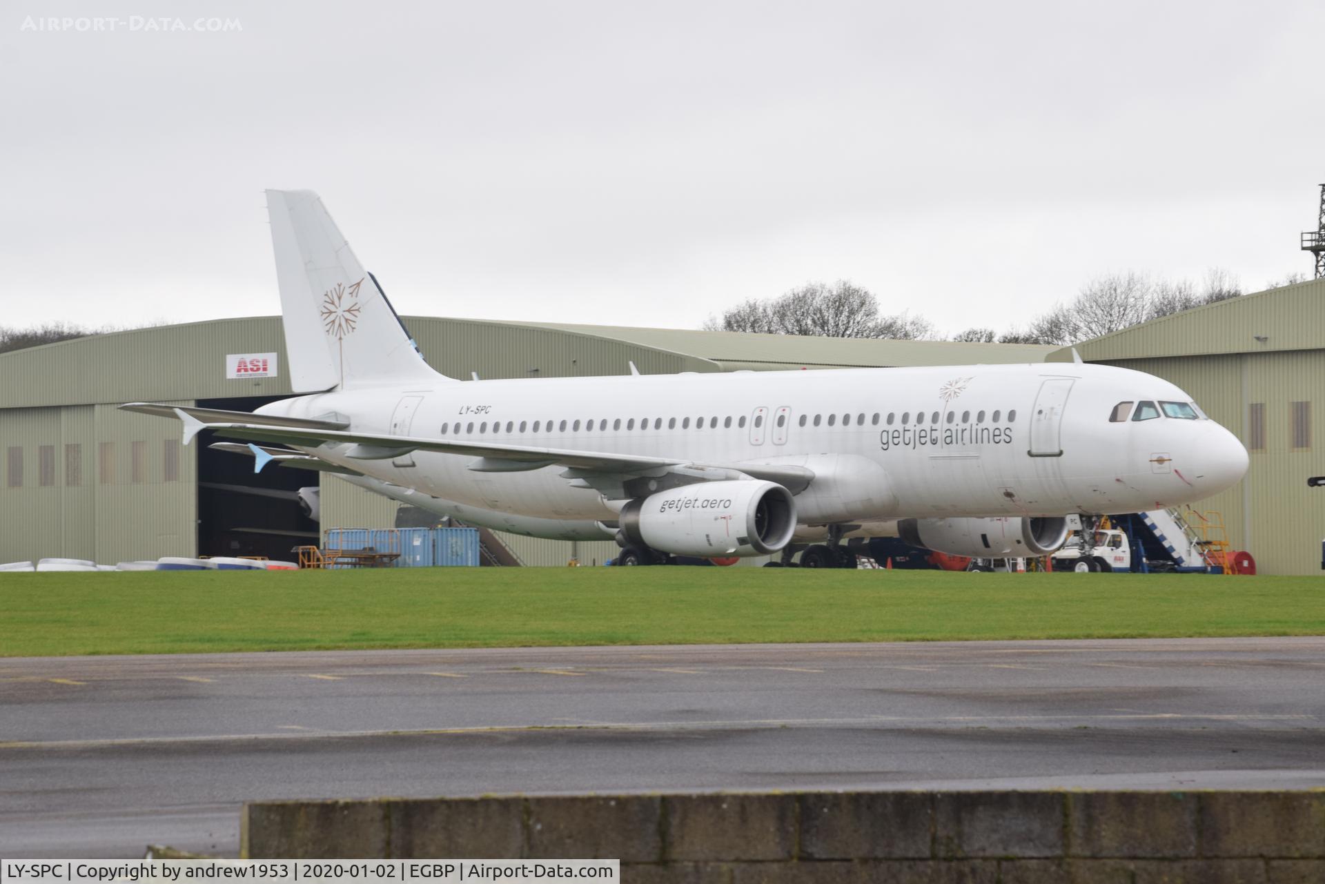 LY-SPC, 1994 Airbus A320-231 C/N 415, LY-SPC at Cotswold Airport.