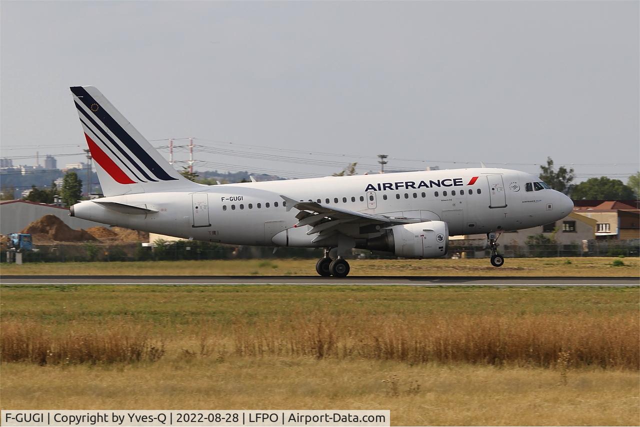 F-GUGI, 2004 Airbus A318-111 C/N 2350, Airbus A318-111, Landing rwy 06, Paris-Orly airport (LFPO-ORY)