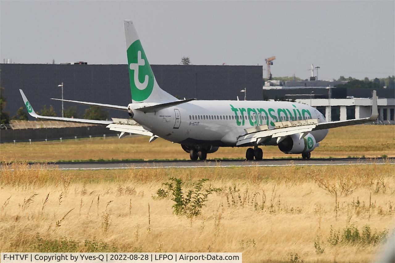 F-HTVF, 2017 Boeing 737-8K2 C/N 62160, Boeing 737-8K2, Landing rwy 06, Paris-Orly airport (LFPO-ORY)