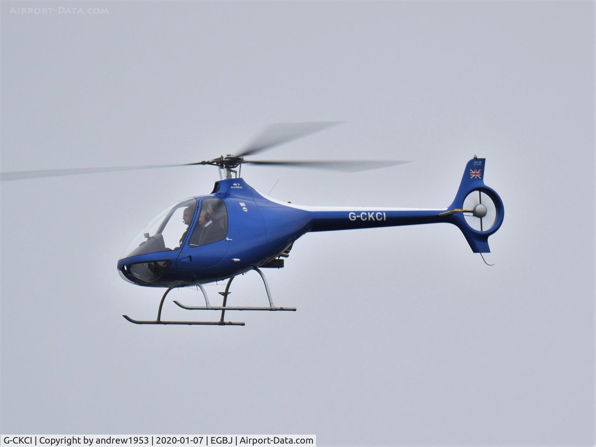 G-CKCI, 2017 Guimbal Cabri G2 C/N 1191, G-CKCI at Gloucestershire Airport.