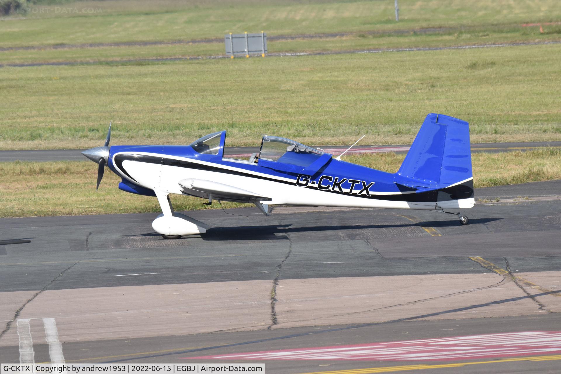 G-CKTX, 2017 Vans RV-7 C/N LAA 323-14871, CKTX at Gloucestershire Airport.