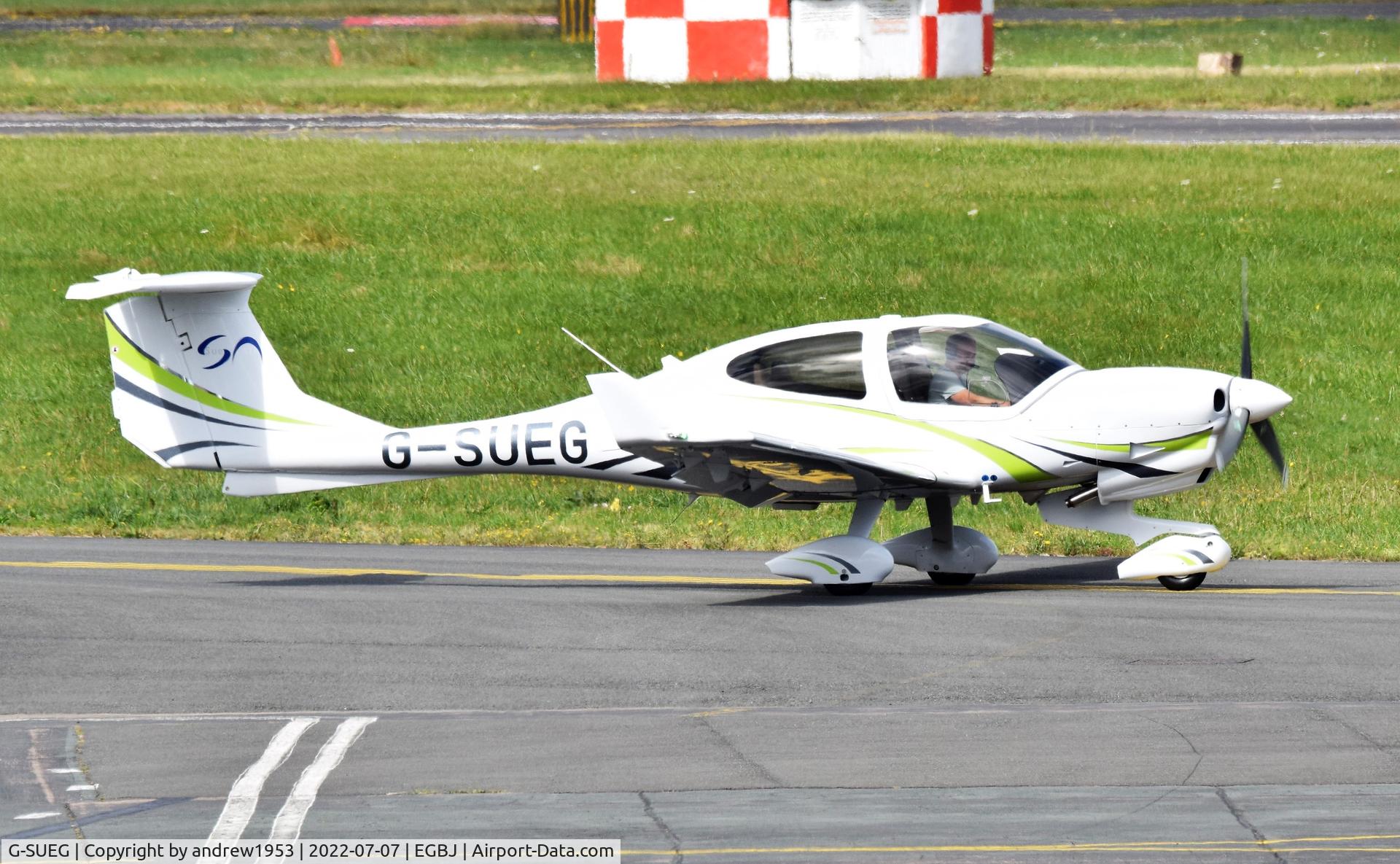 G-SUEG, 2022 Diamond DA-40NG Diamond Star C/N 40.N572, G-SUEG at Gloucestershire Airport.