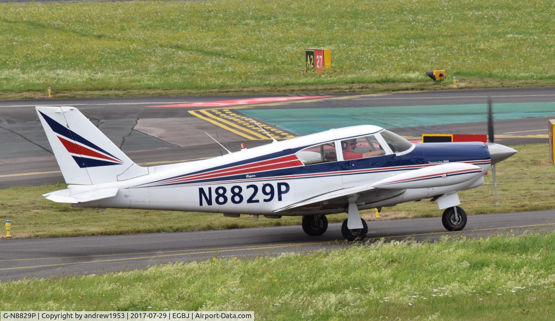 G-N8829P, , N8829P at Gloucestershire Airport.