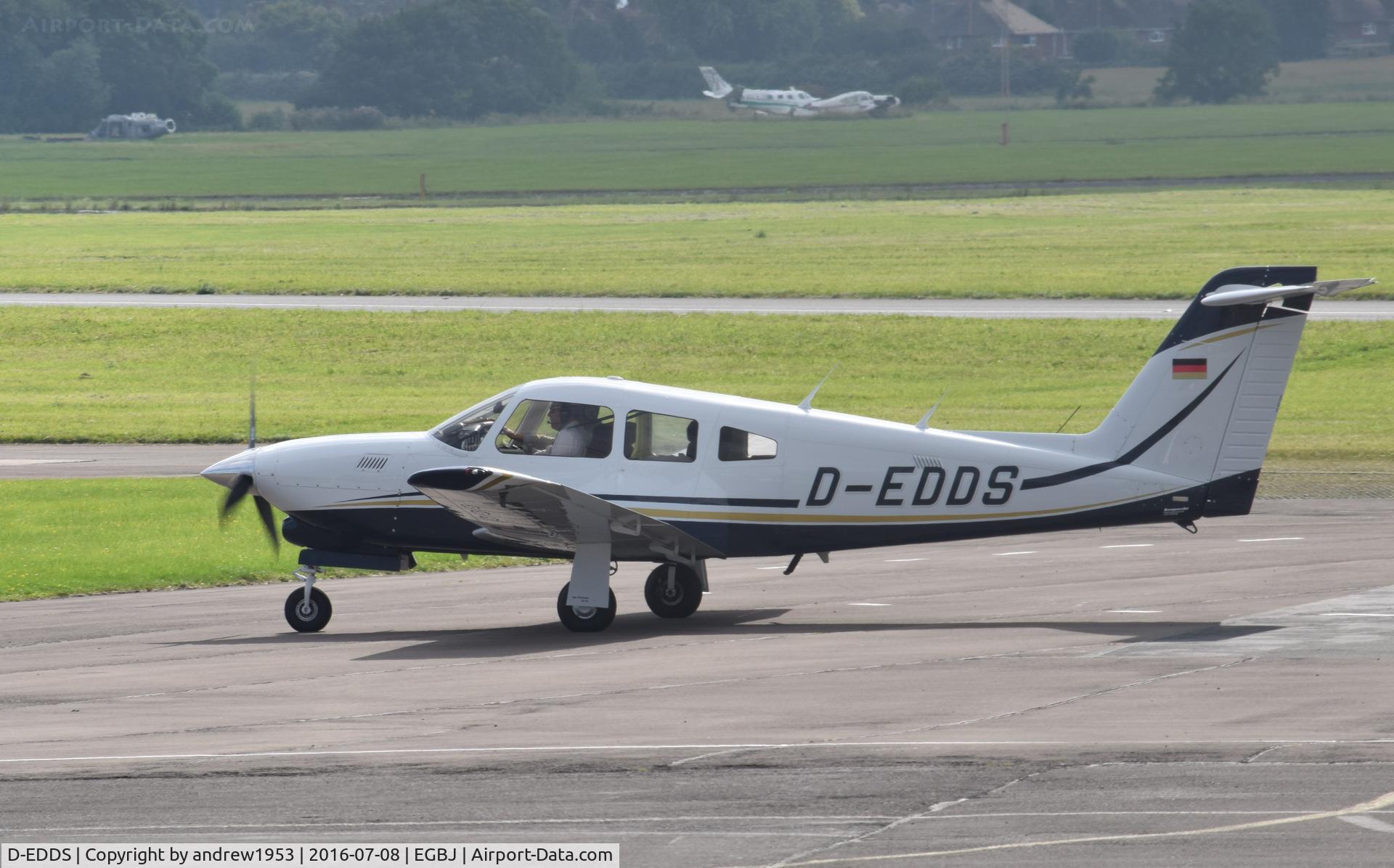 D-EDDS, 1982 Piper PA-28RT-201T Turbo Arrow IV Arrow IV C/N 28R-8231048, D-EDDS at Gloucestershire Airport.