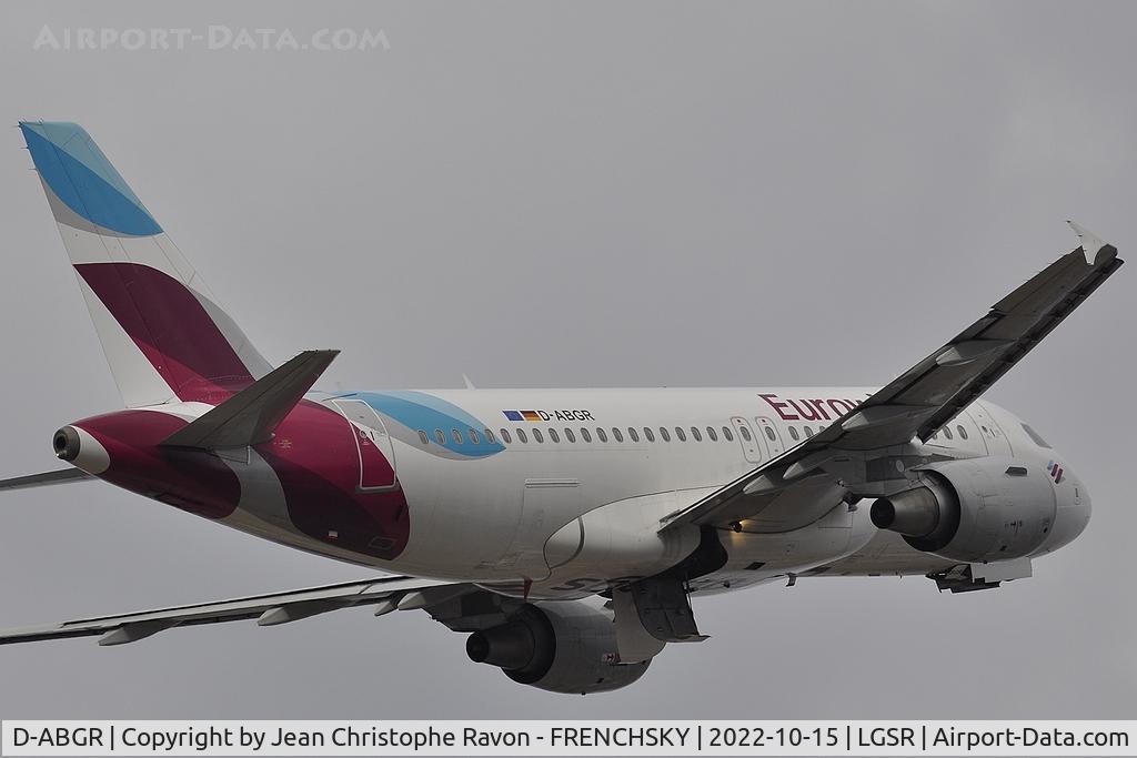 D-ABGR, 2008 Airbus A319-112 C/N 3704, EuroWings EW675/EWG675 take off to Cologne