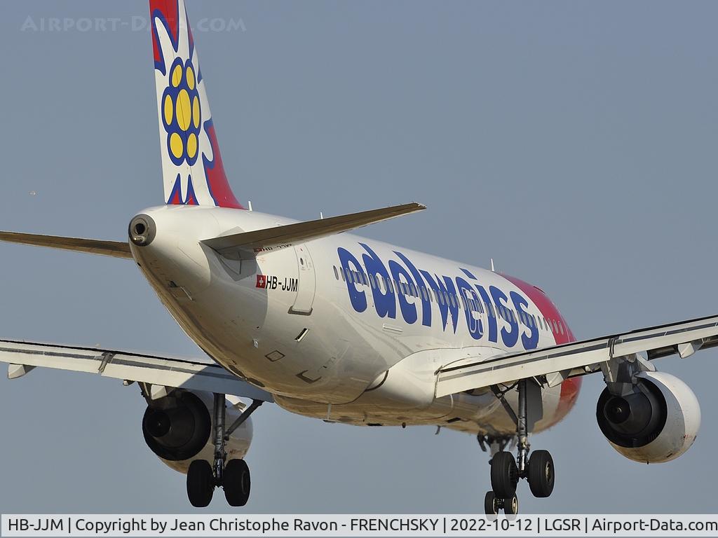 HB-JJM, 2005 Airbus A320-214 C/N 2627, Edelweiss WK336/EDW336H from Zurich