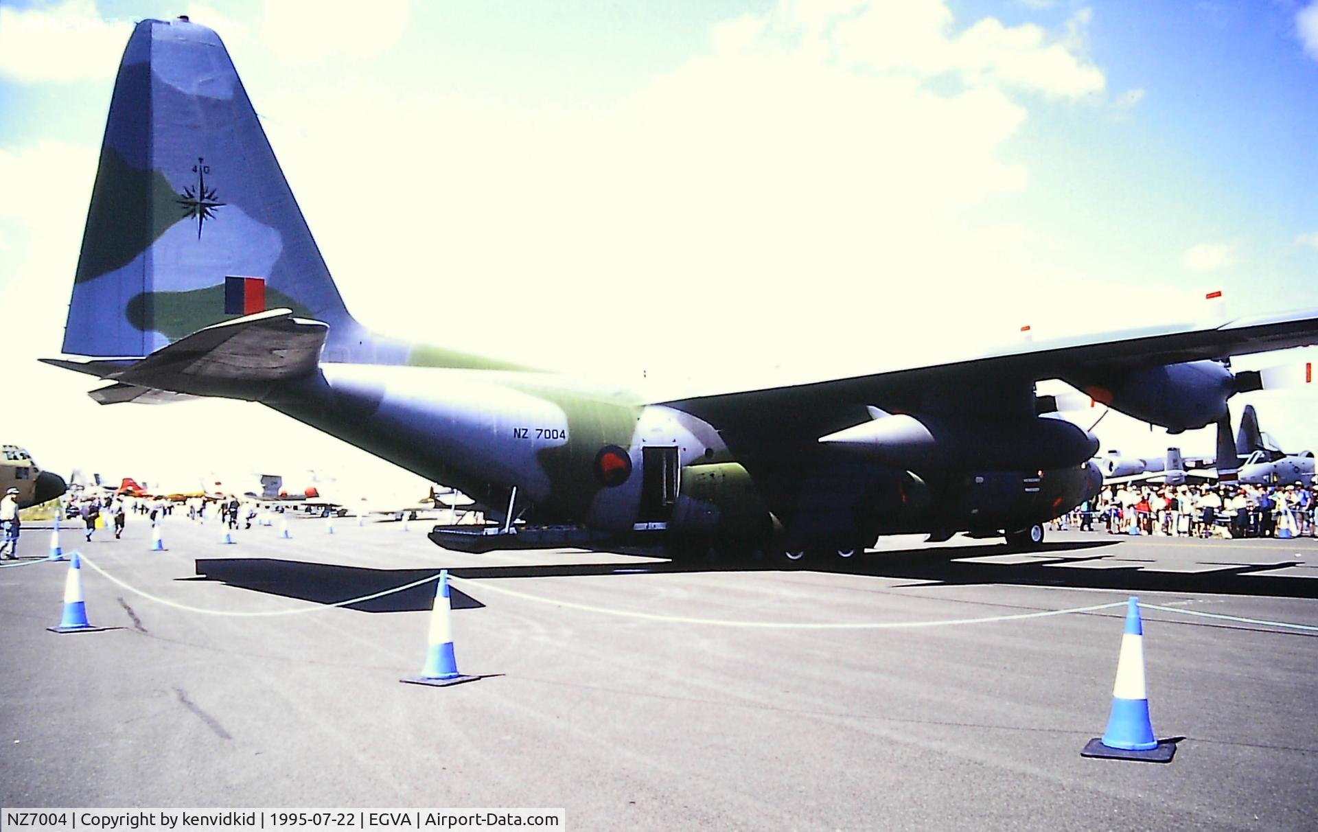 NZ7004, 1969 Lockheed C-130H Hercules C/N 382-4312, At the 1995 Fairford International Air Tattoo, scanned from slide.