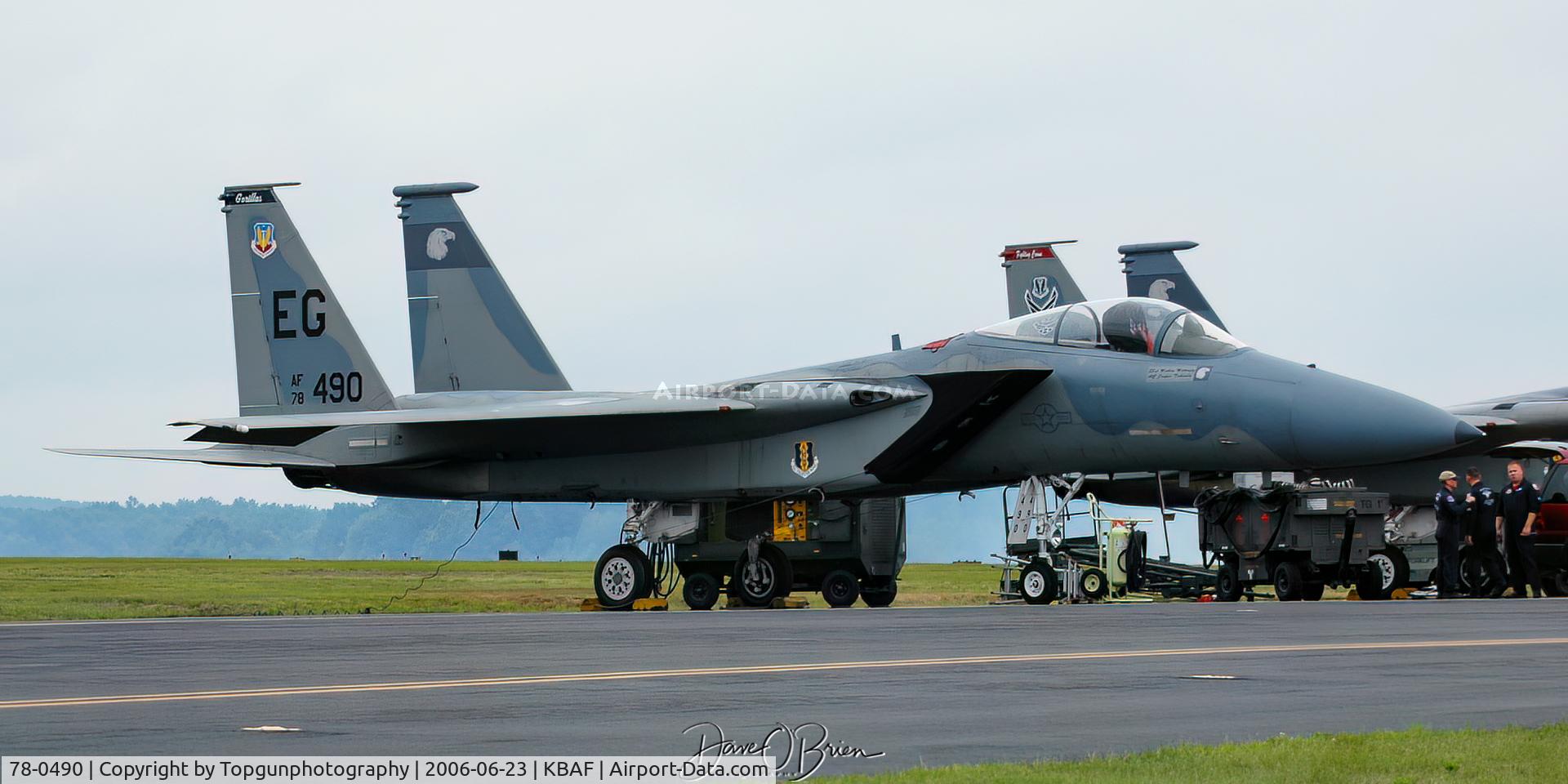 78-0490, 1978 McDonnell Douglas F-15C Eagle C/N 0472/C023, F-15C back up Demo jet