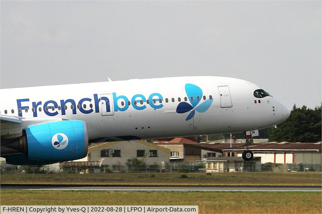 F-HREN, 2020 Airbus A350-941 C/N 433, Airbus A350-941, Landing rwy 06, Paris-Orly airport (LFPO-ORY)
