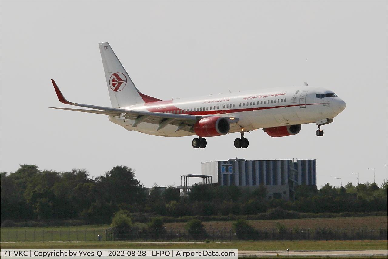 7T-VKC, 2005 Boeing 737-8D6 C/N 34166, Boeing 737-8D6, On final rwy 06, Paris Orly Airport (LFPO-ORY)