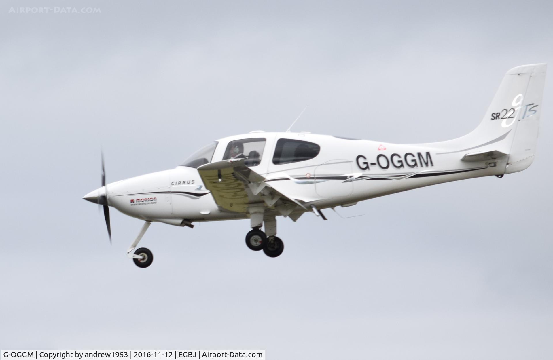 G-OGGM, 2005 Cirrus SR22 GTS C/N 1382, G-OGGM at Gloucestershire Airport.