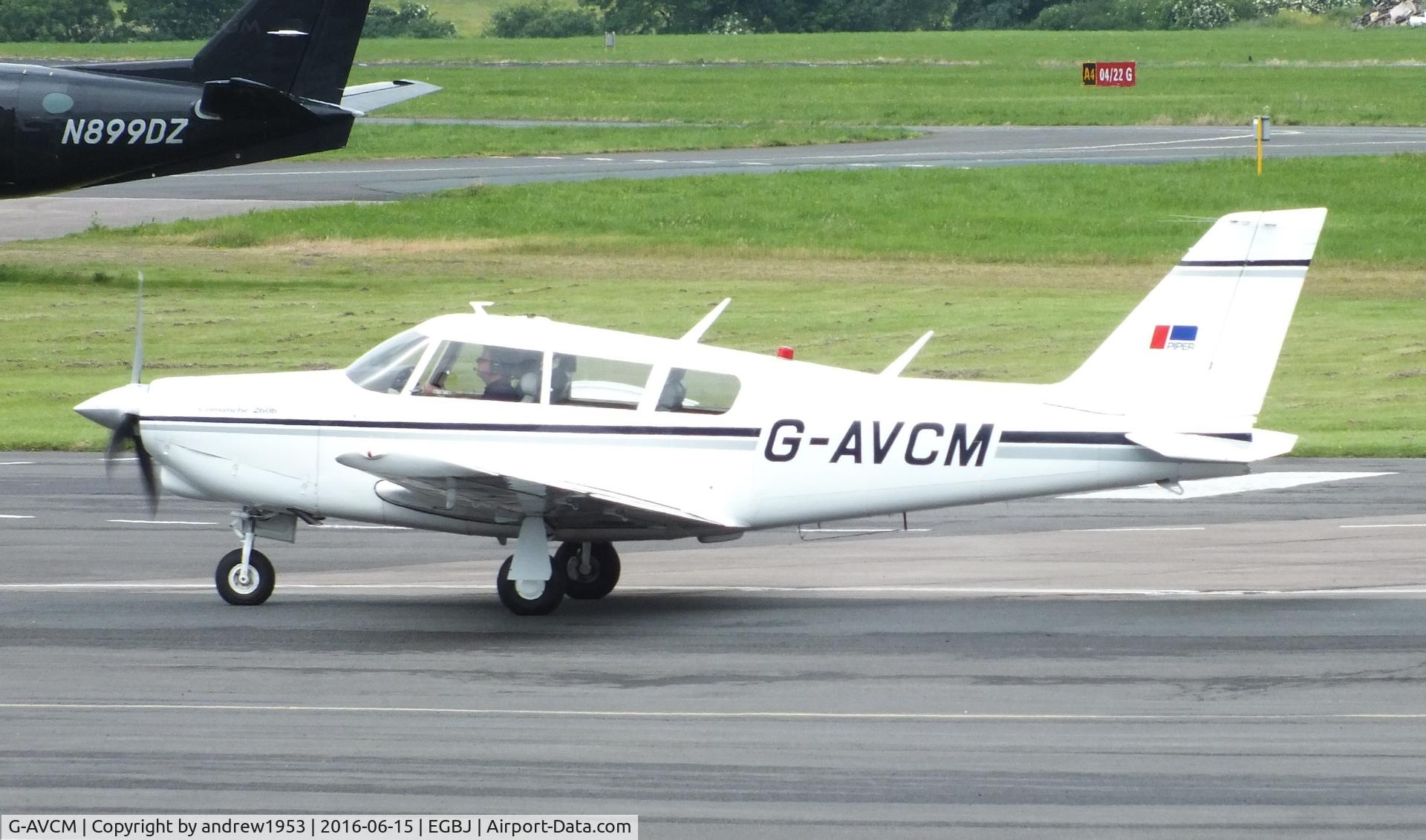 G-AVCM, 1966 Piper PA-24-260 Comanche B C/N 24-4520, G-AVCM at Gloucestershire Airport.