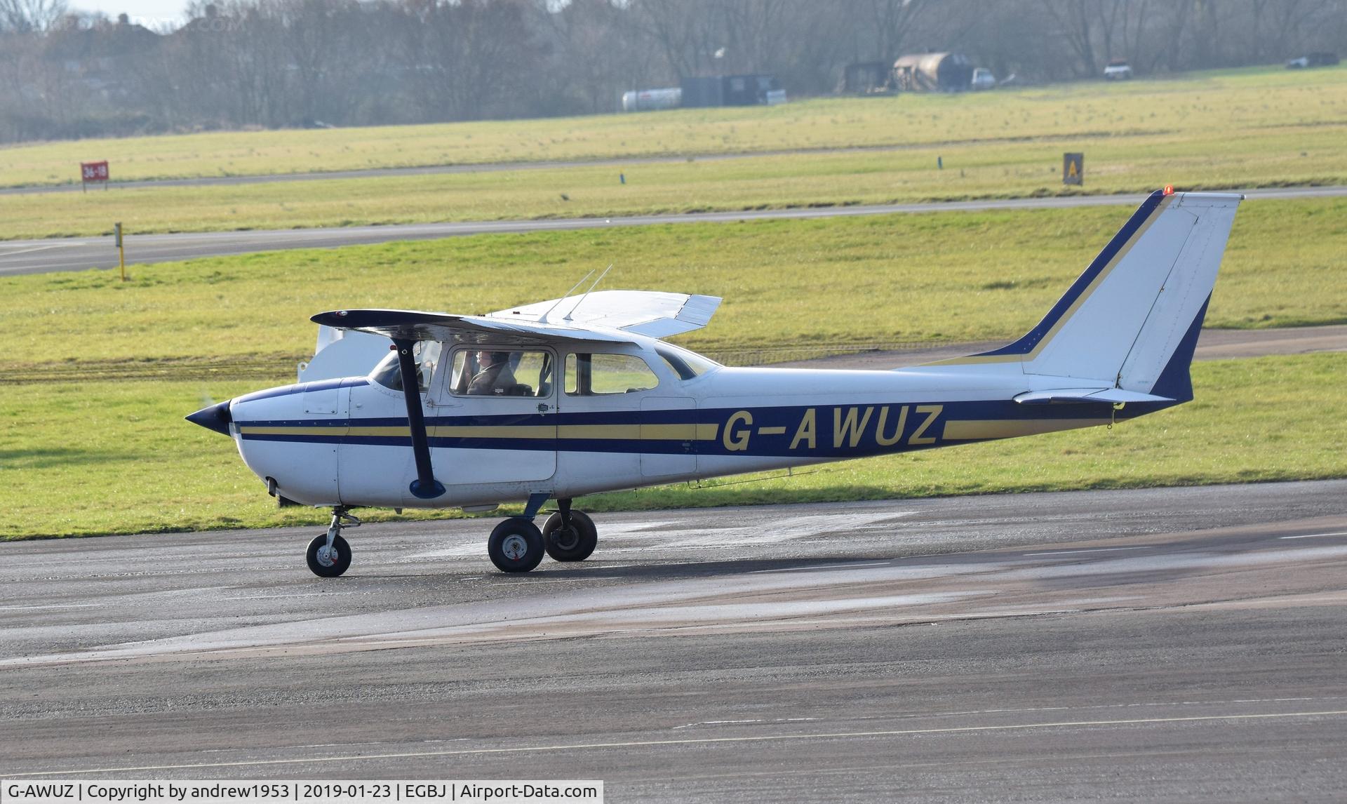 G-AWUZ, 1968 Reims Cessna F172H C/N 0587, G-AWUZ at Gloucestershire Airport.