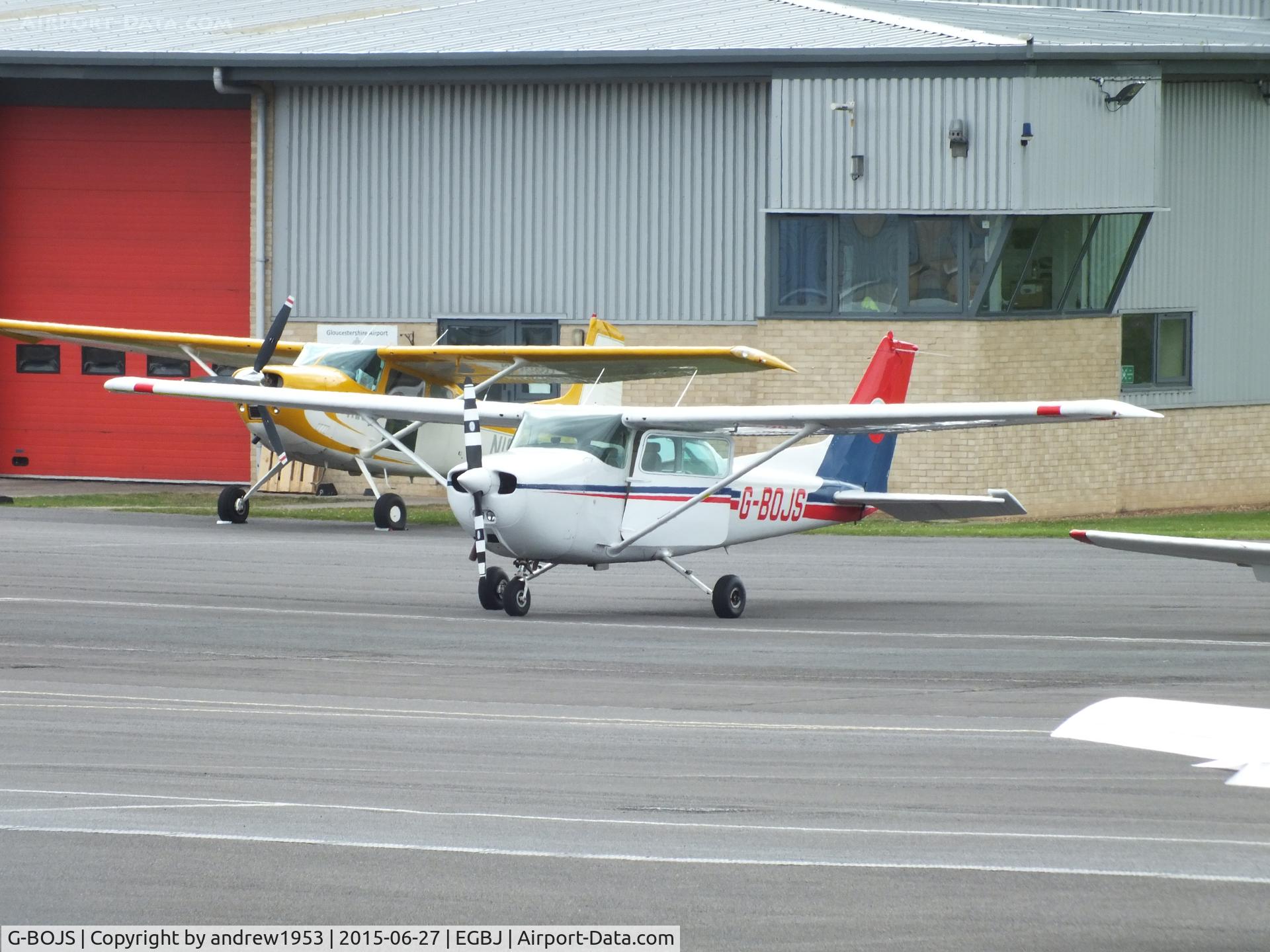 G-BOJS, 1981 Cessna 172P C/N 172-74582, G-BOJS at Gloucestershire Airport.