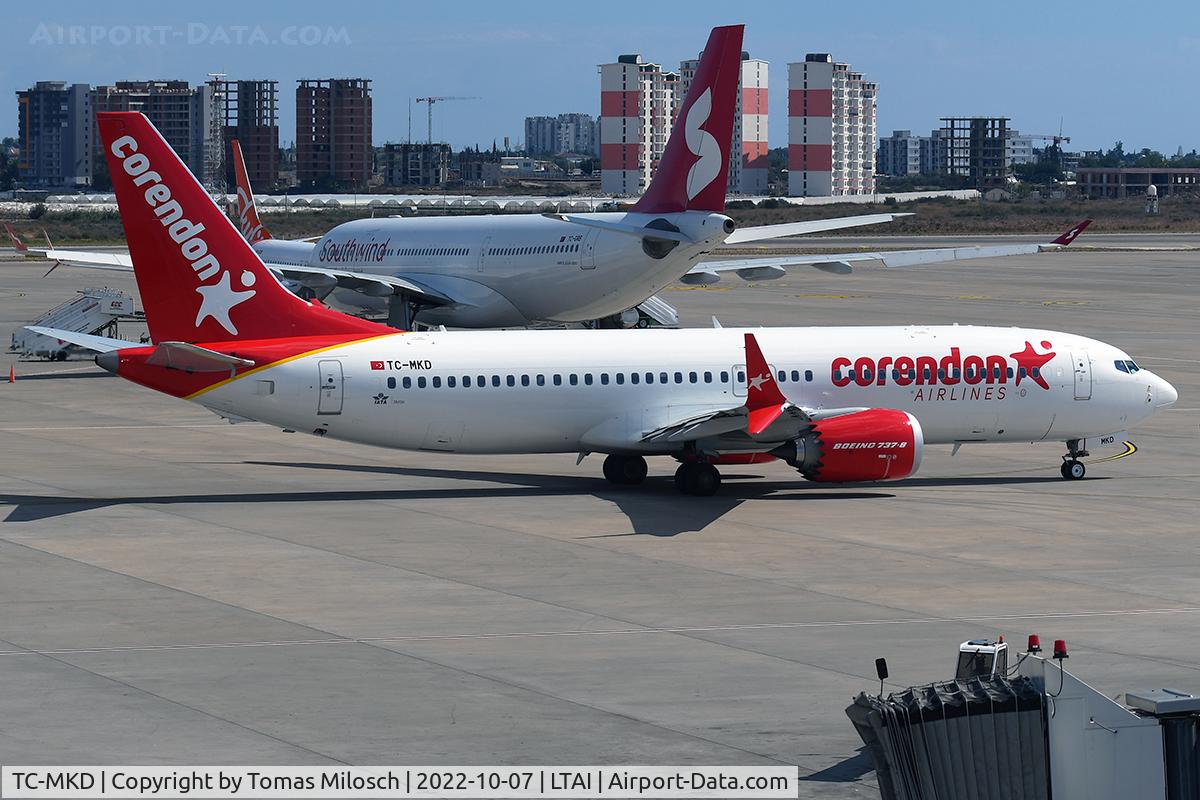 TC-MKD, 2022 Boeing 737-8 MAX C/N 65186, 