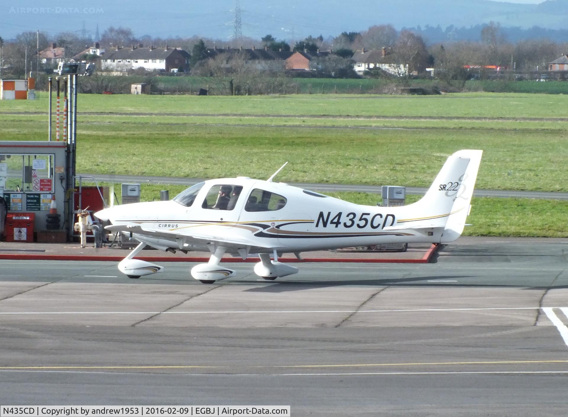 N435CD, 2004 Cirrus SR22 G2 C/N 0836, N435CD at Gloucestershire Airport.