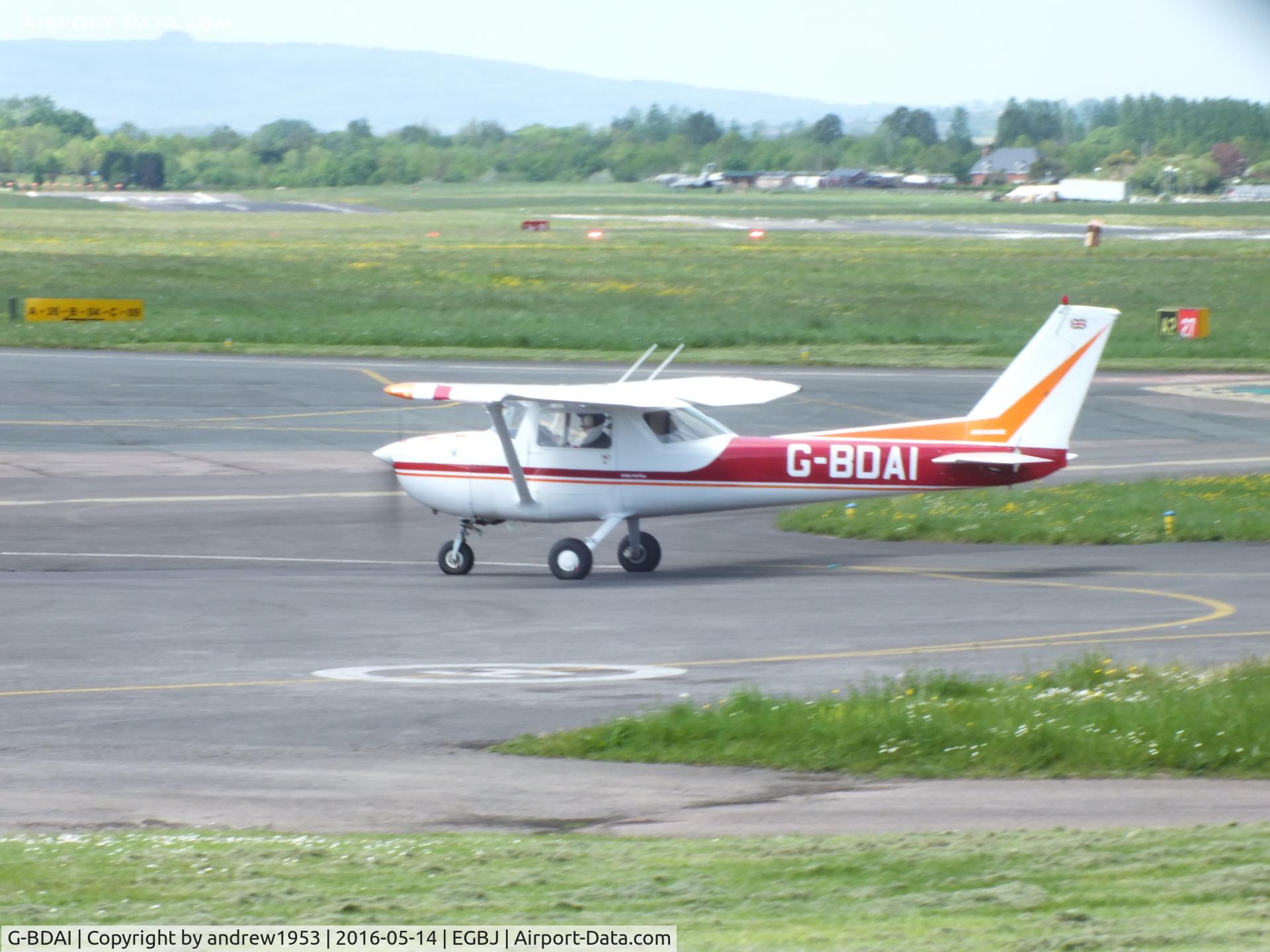G-BDAI, 1975 Reims F150M C/N 0266, G-BDAI at Gloucestershire Airport.
