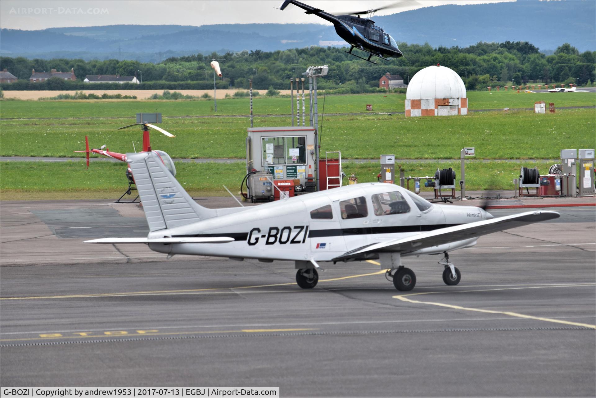 G-BOZI, 1981 Piper PA-28-161 C/N 28-8116120, G-BOZI at Gloucestershire Airport.