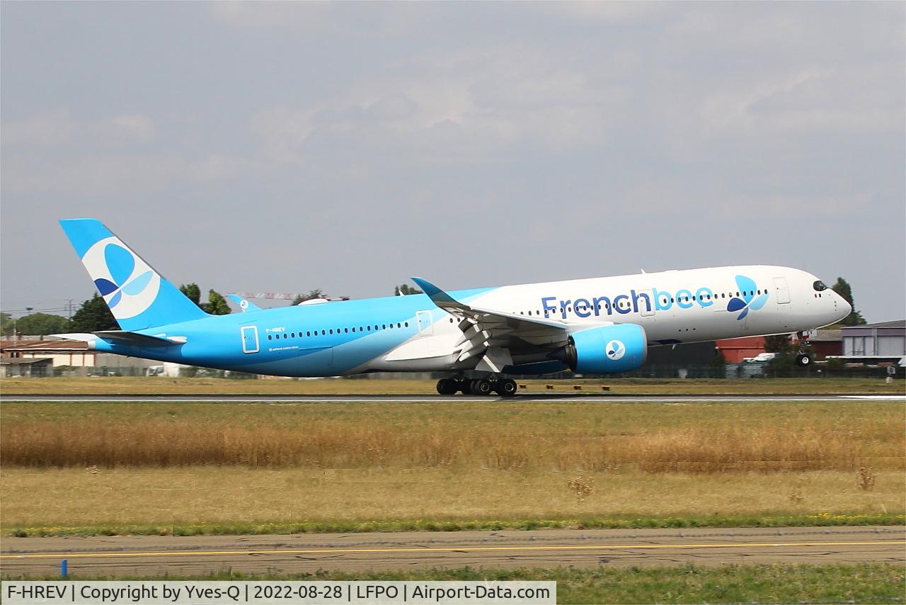 F-HREV, 2017 Airbus A350-941 C/N 193, Airbus A350-941, Landing rwy 06, Paris Orly airport (LFPO-ORY)