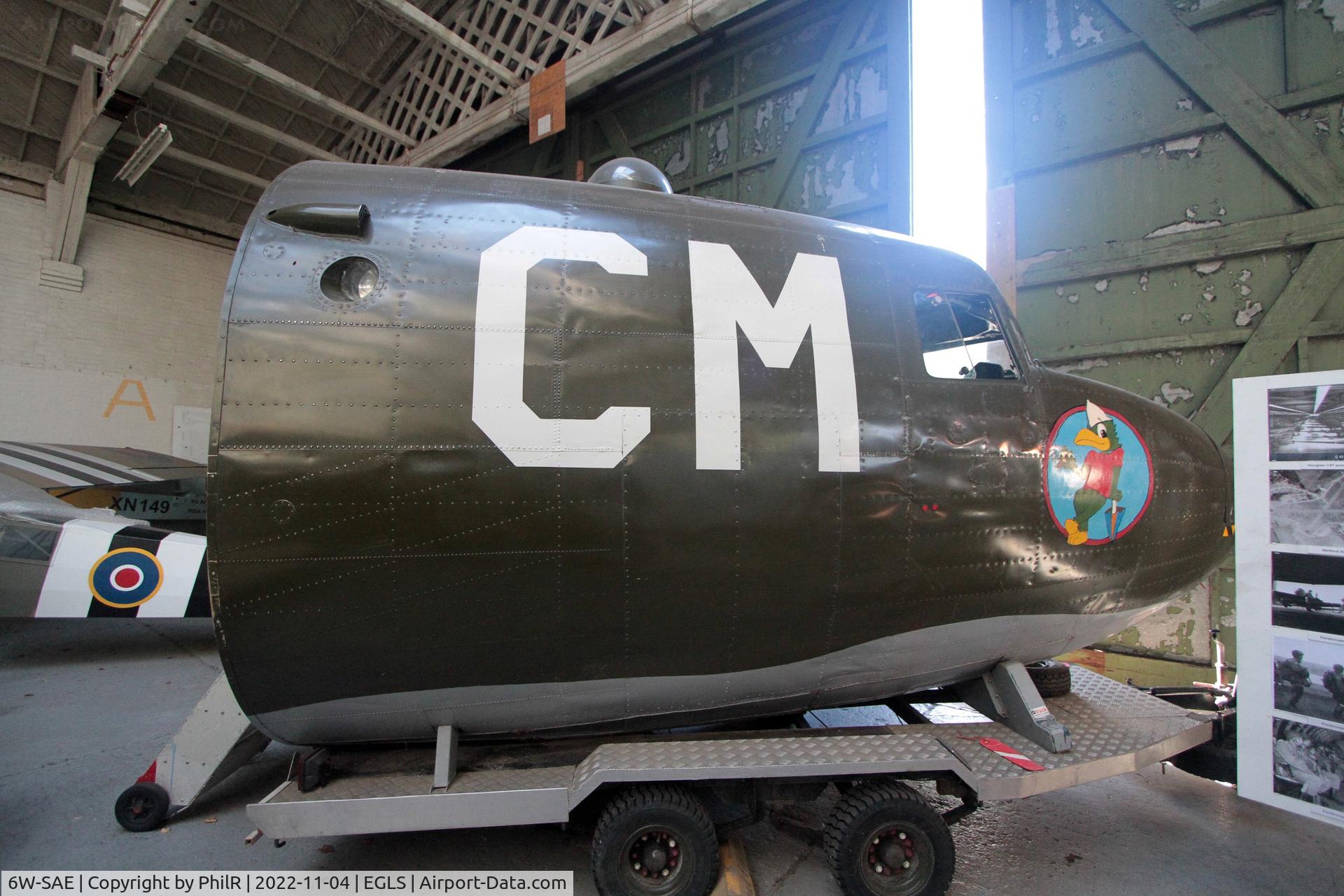 6W-SAE, 1943 Douglas C-47A Skytrain C/N 13430, 42-93510 (OK-WAR, F-SEYE, 6W-SAE) 1944 Douglas C-47A BDAC Old Sarum