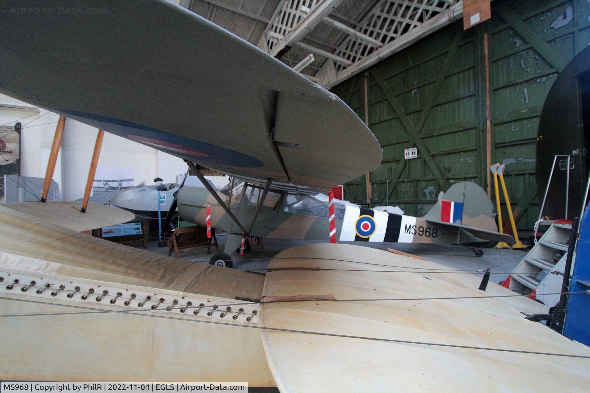MS968, Auster AOP.5 C/N 835, MS968 (G-ALYG) 1943 Auster AOP5 5D BDAC Old Sarum