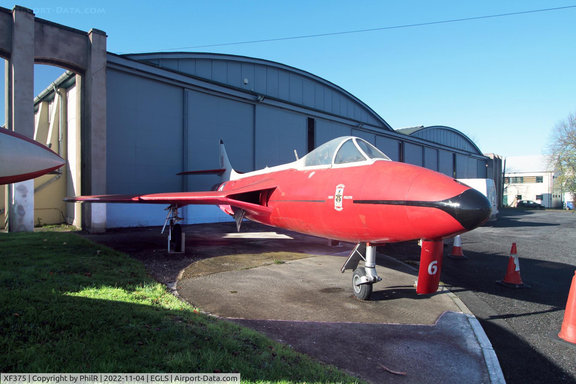 XF375, 1955 Hawker Hunter F.6 C/N S4/U/3275, XF375 (8736M, G-BUEZ) 1955 Hawker Hunter F6A BDAC Old Sarum