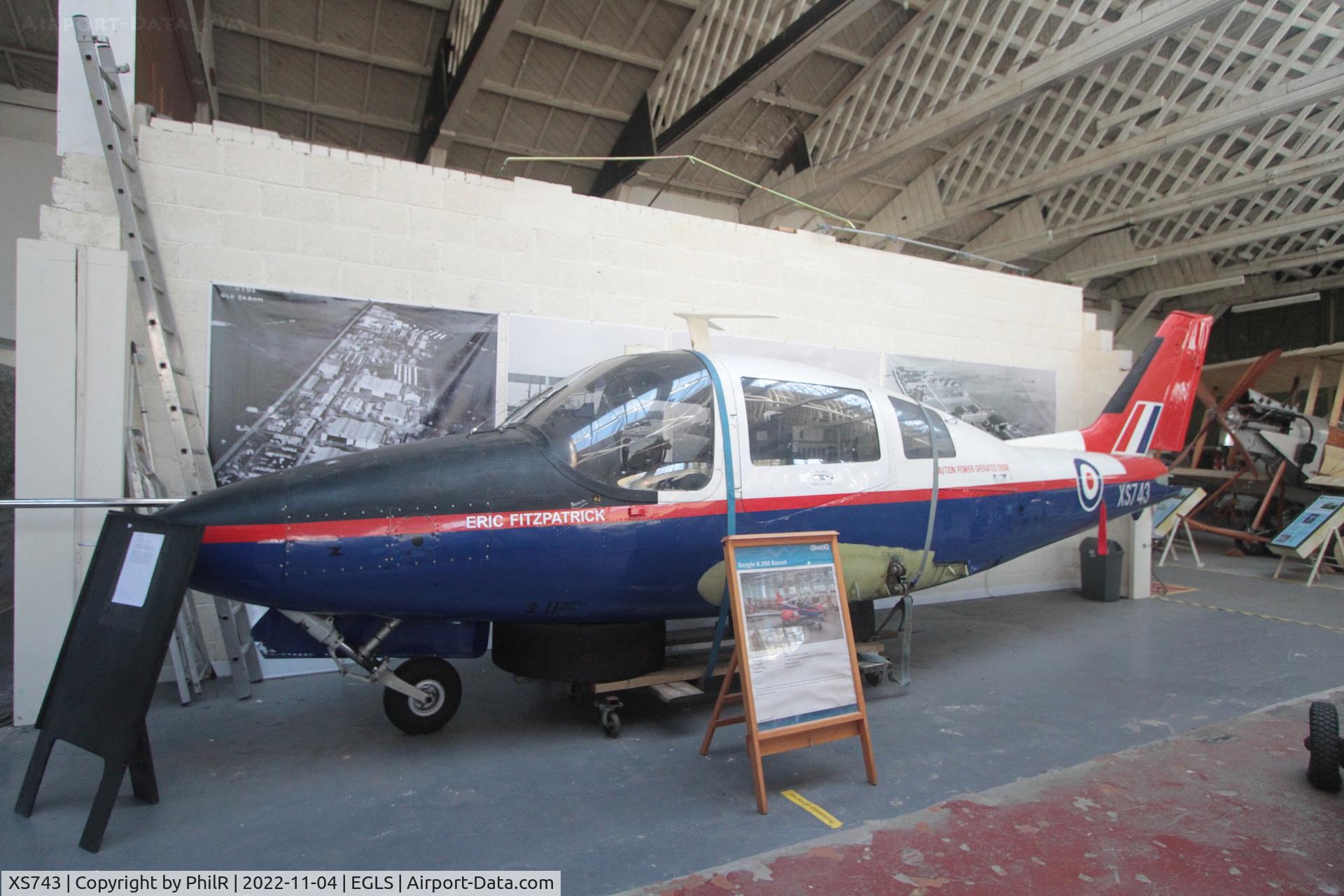 XS743, 1965 Beagle B-206Z Basset C/N B.004, XS743 1964 Beagle Basset B206Z BDAC Old Sarum
