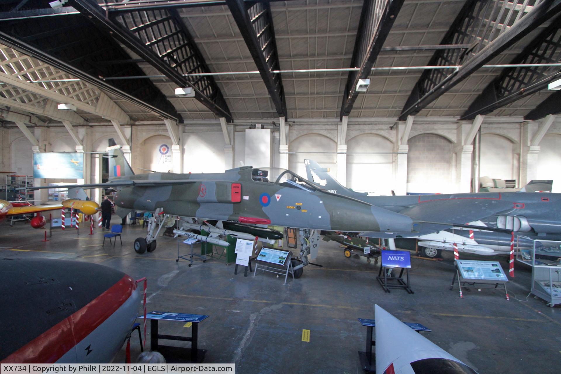 XX734, 1974 Sepecat Jaguar GR.1 C/N S.31, XX734 (G-27-328, IAF JI014, 8816M) 1974 SEPECAT Jaguar GR1 BDAC Old Sarum