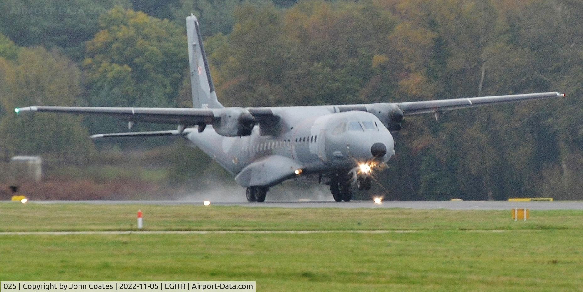 025, CASA C-295M C/N S-025, Polish AF CASA touches down