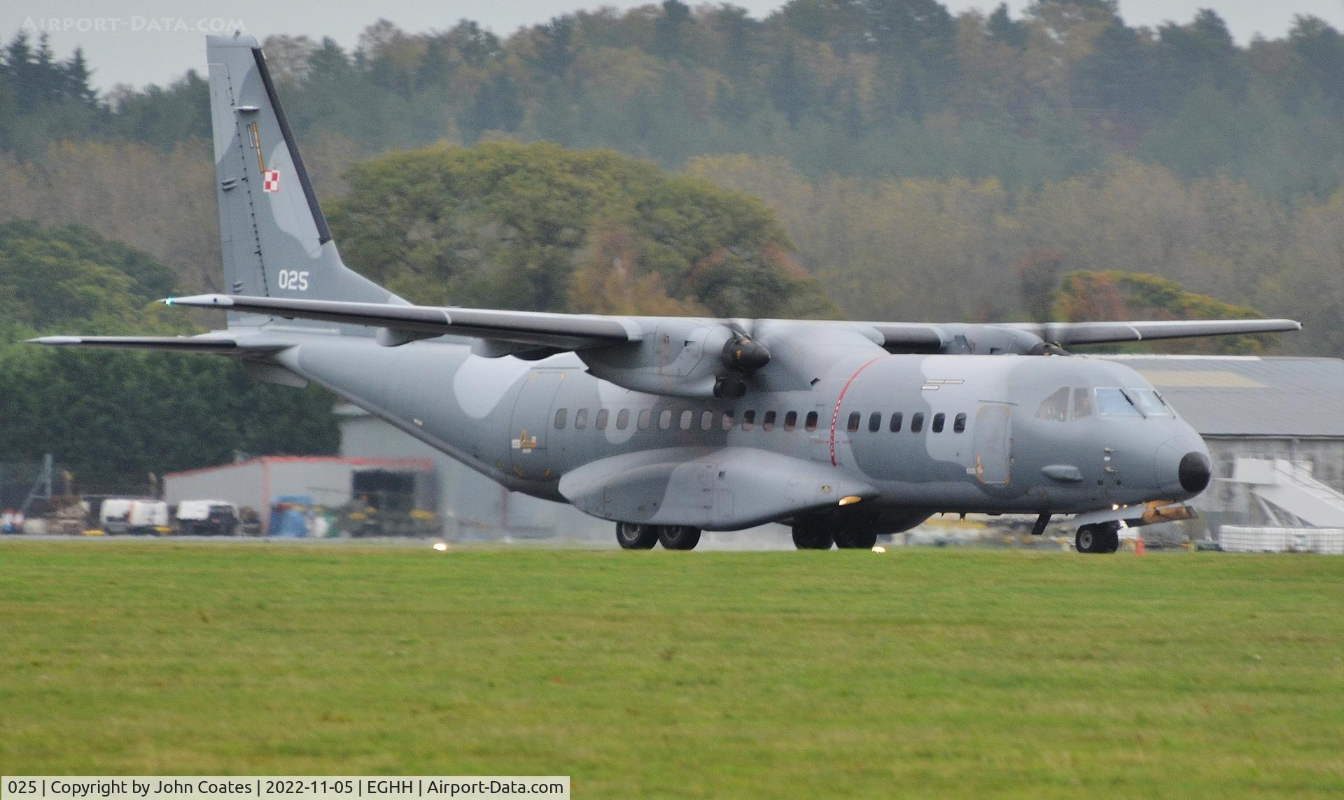 025, CASA C-295M C/N S-025, Arriving in bad weather from Krakow