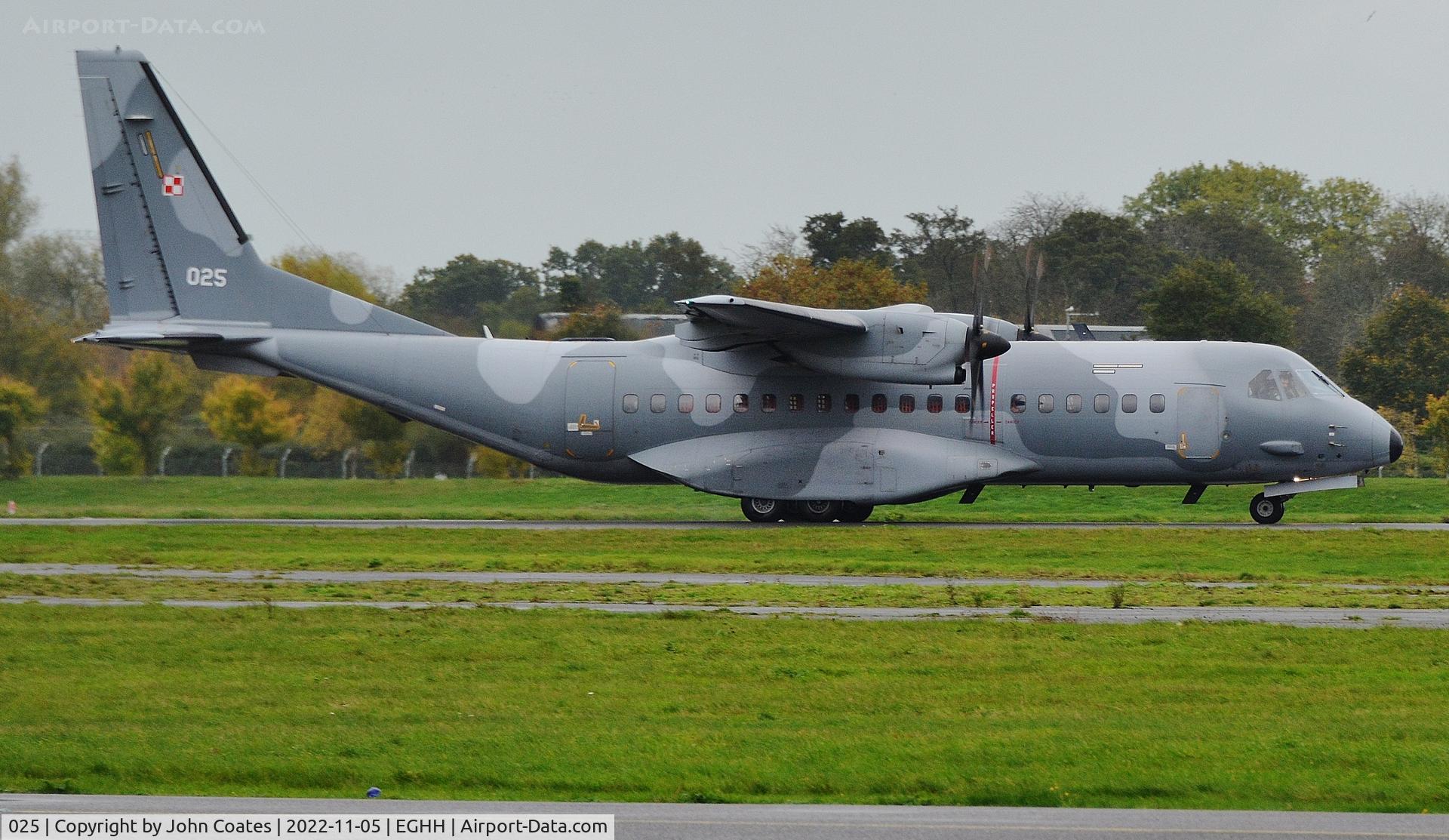025, CASA C-295M C/N S-025, Arriving on 26 in poor weather