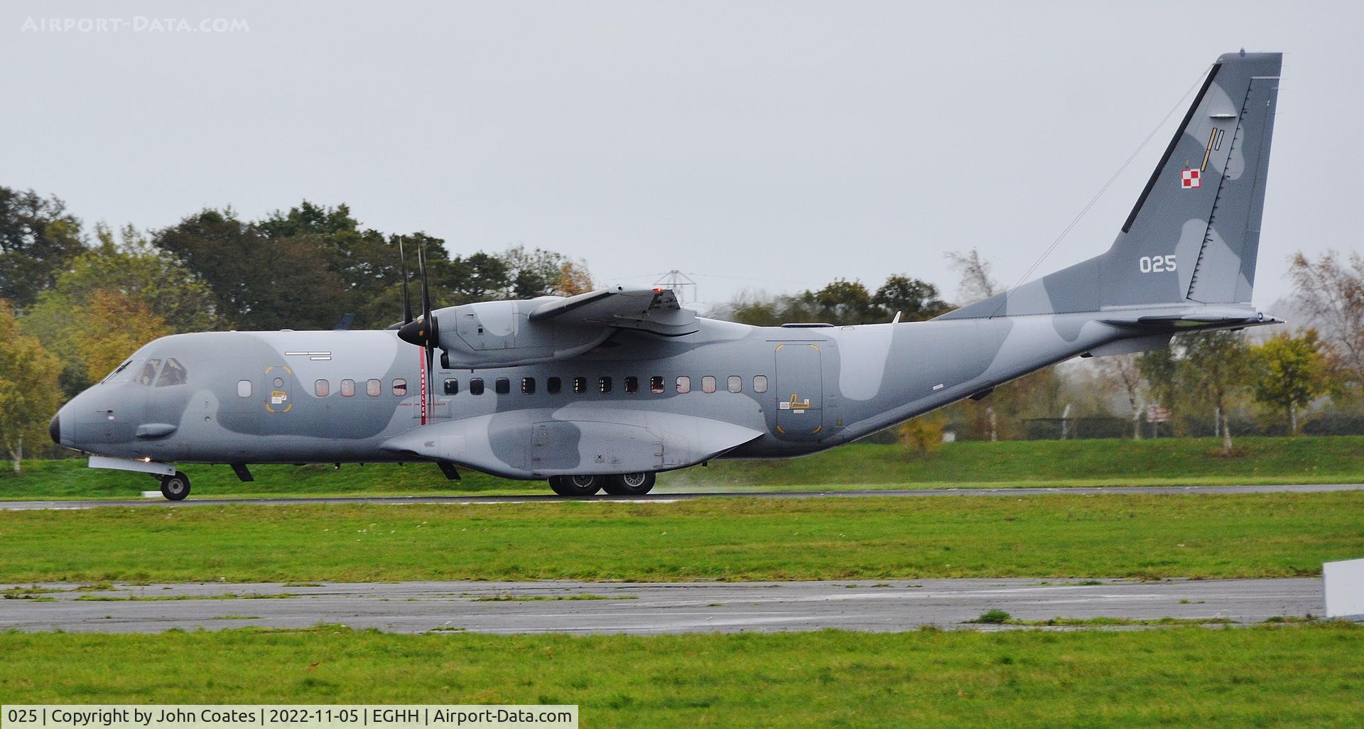 025, CASA C-295M C/N S-025, Backtracking on arrival