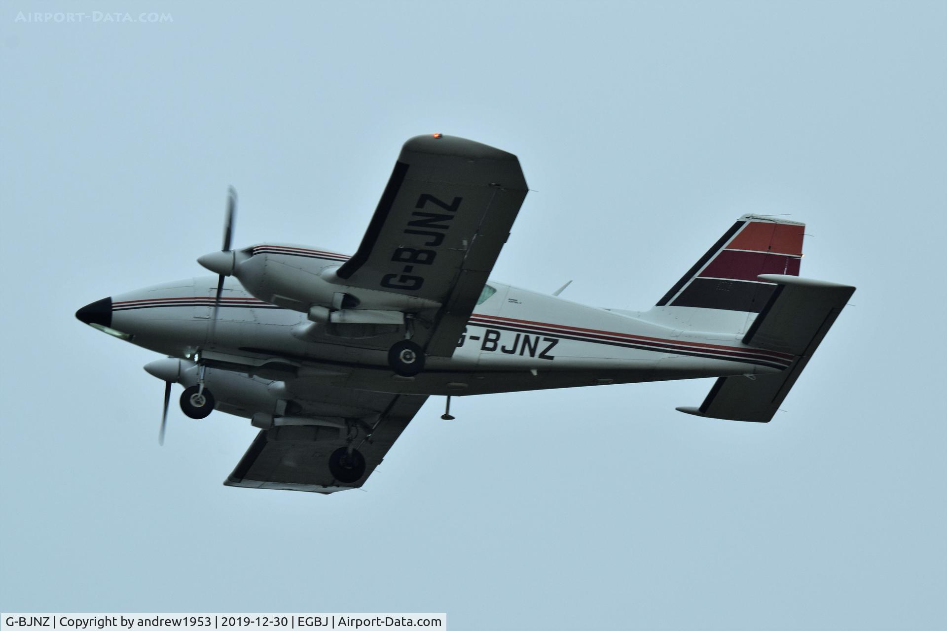 G-BJNZ, 1979 Piper PA-23-250 Aztec C/N 27-7954099, G-BJNZ at Gloucestershire Airport.