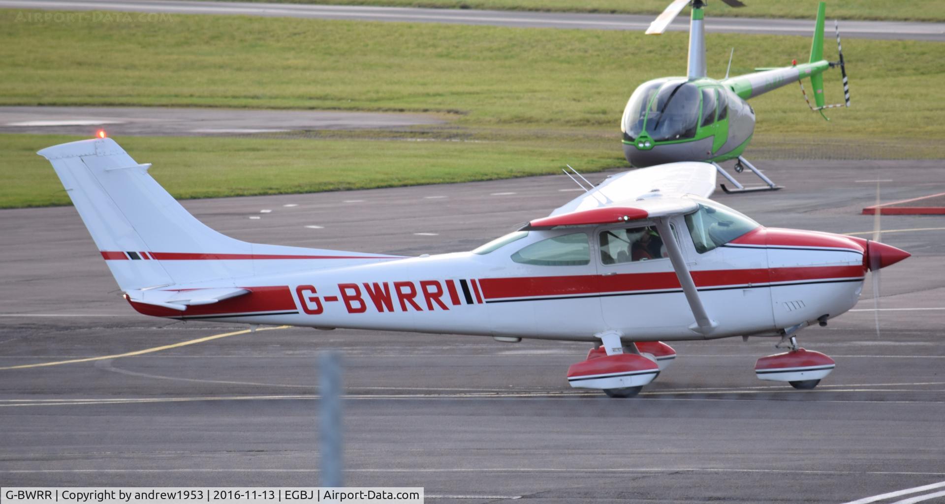 G-BWRR, 1978 Cessna 182Q Skylane C/N 182-66660, G-BWRR at Gloucestershire Airport.