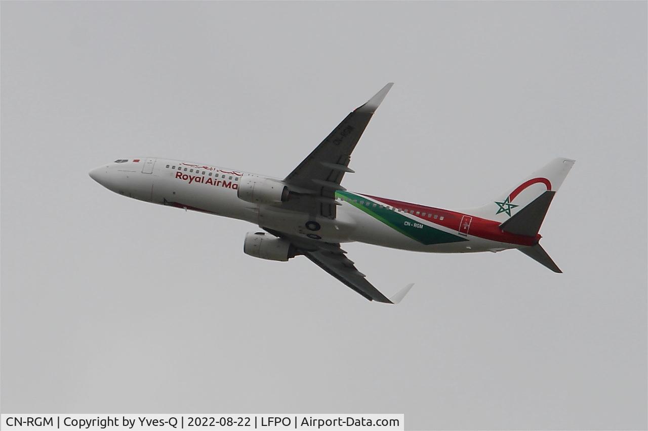 CN-RGM, 2013 Boeing 737-8B6 C/N 33074, Boeing 737-8B6, Climbing from rwy 24, Paris-Orly airport (LFPO-ORY)