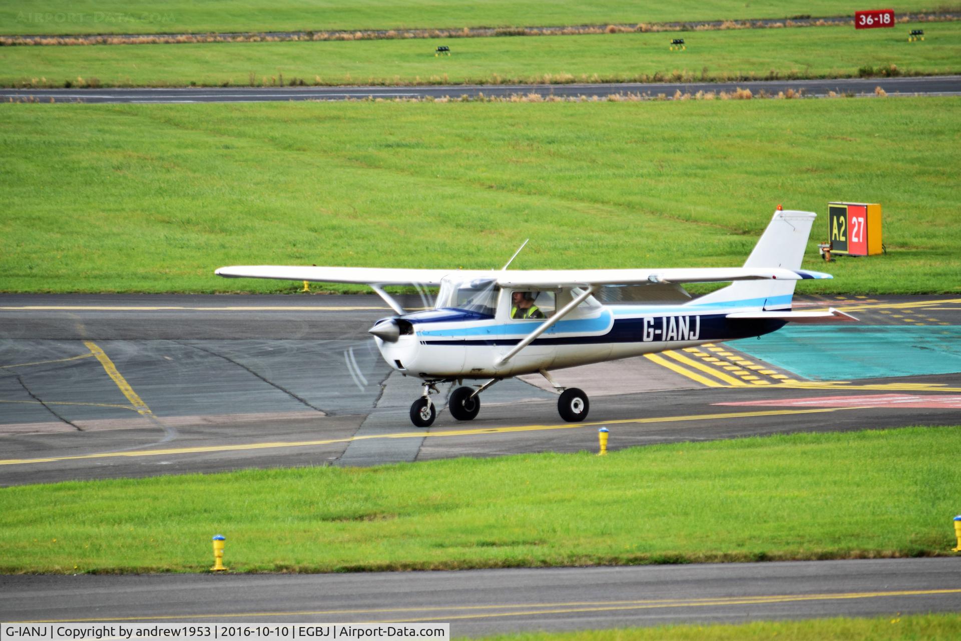 G-IANJ, 1970 Reims F150K C/N 0548, G-IANJ at Gloucestershire Airport.
