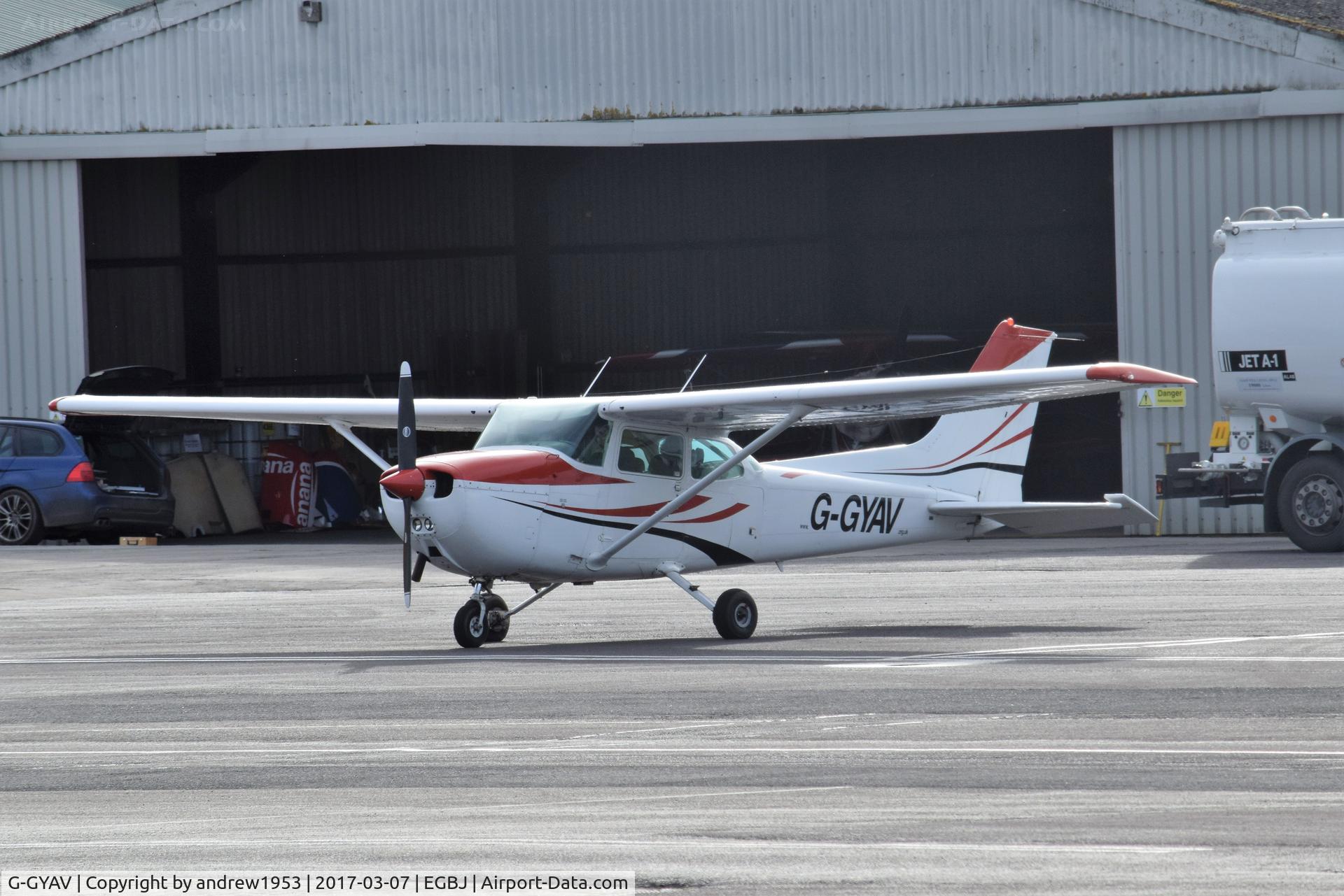 G-GYAV, 1979 Cessna 172N C/N 172-71362, G-GYAV at Gloucestershire Airport.