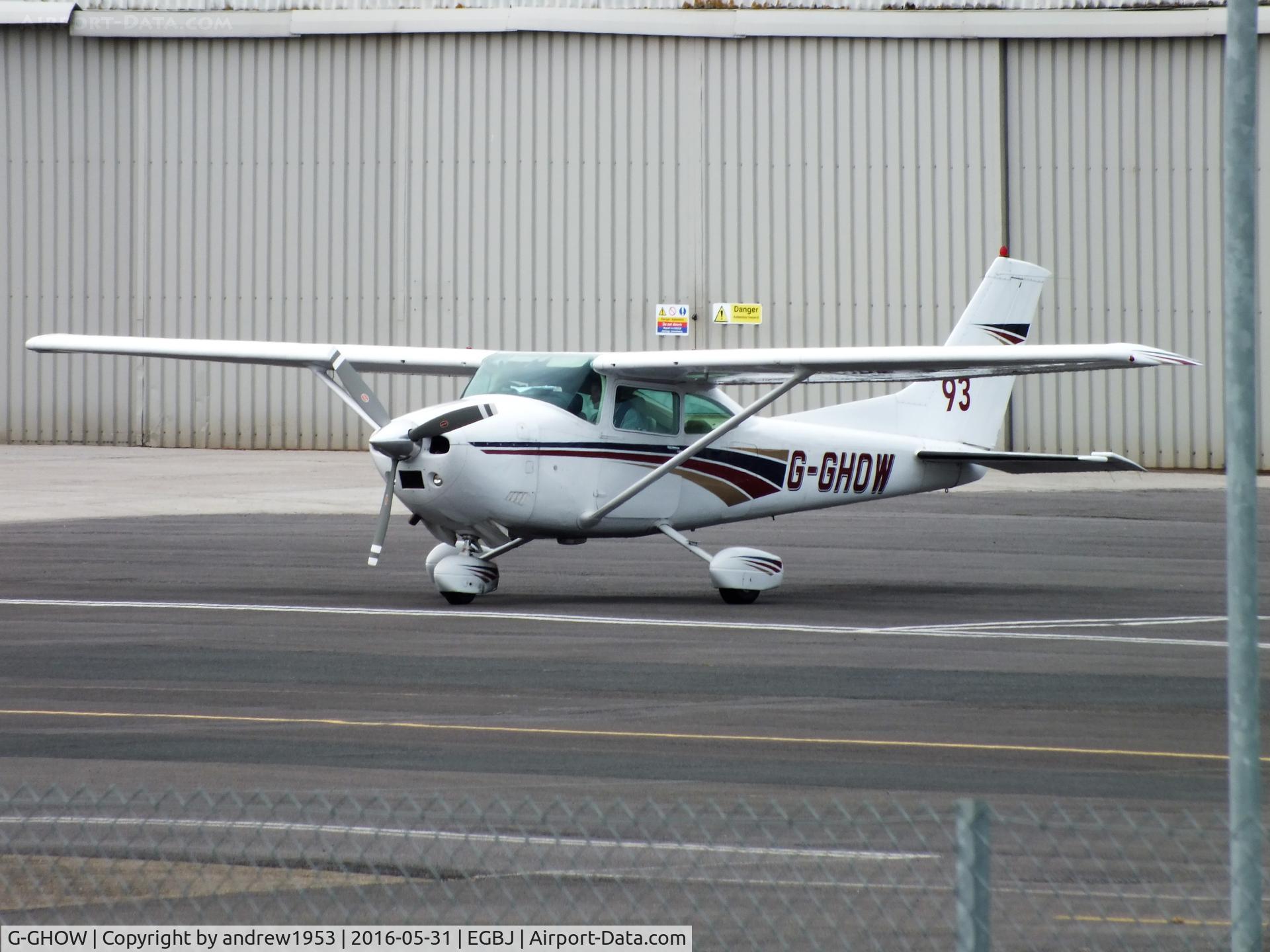 G-GHOW, 1980 Reims F182Q Skylane C/N 0151, G-GHOW at Gloucestershire Airport.