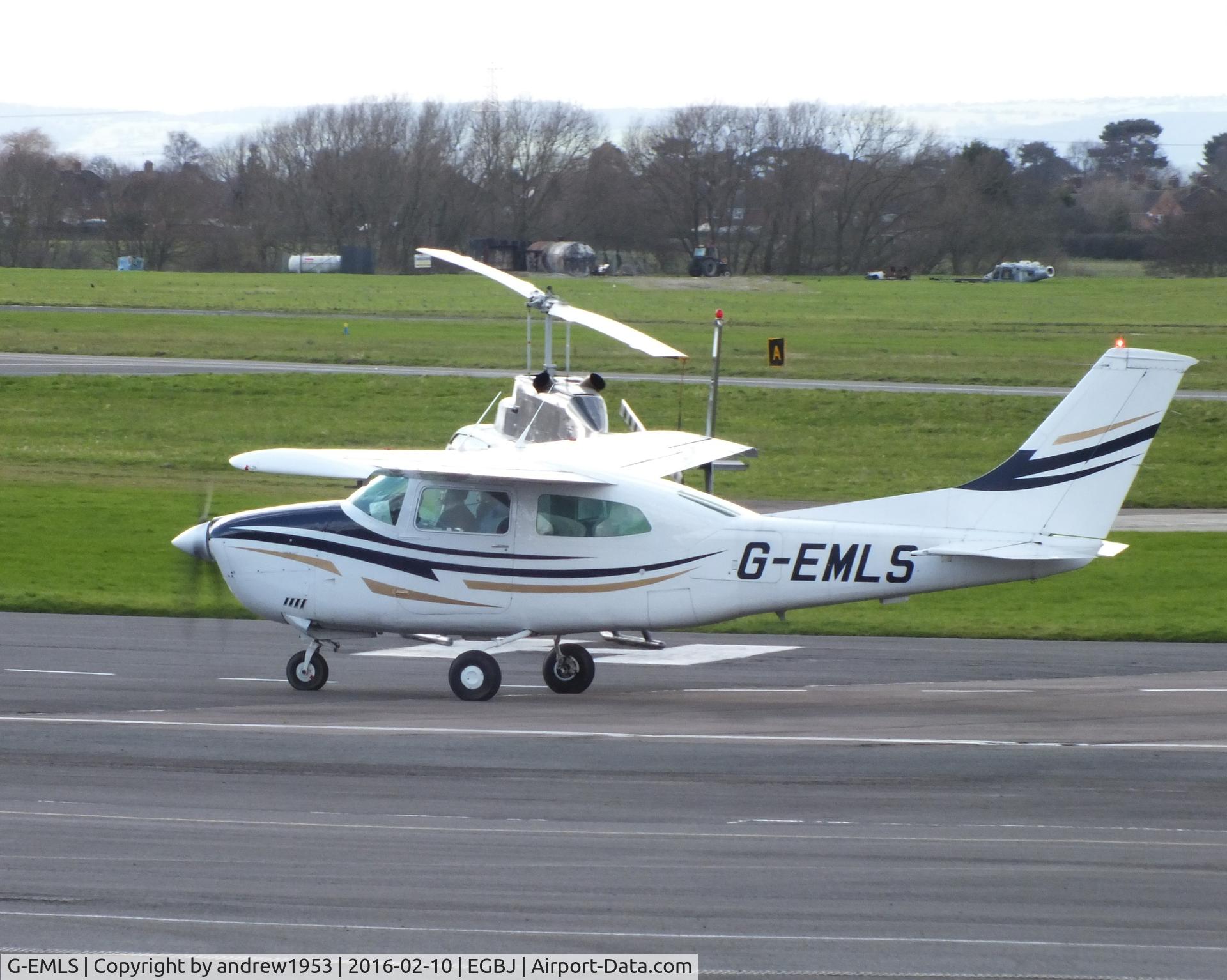 G-EMLS, 1974 Cessna T210L Turbo Centurion C/N 210-60094, G-EMLS at Gloucestershire Airport.