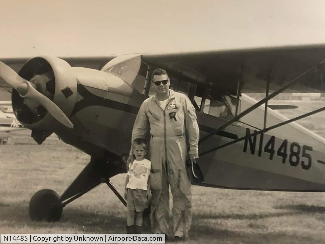 N14485, 1935 Rearwin 7000 C/N 403, Taken in 1972 my Father Buck Hilbert and I Lee Hilbert