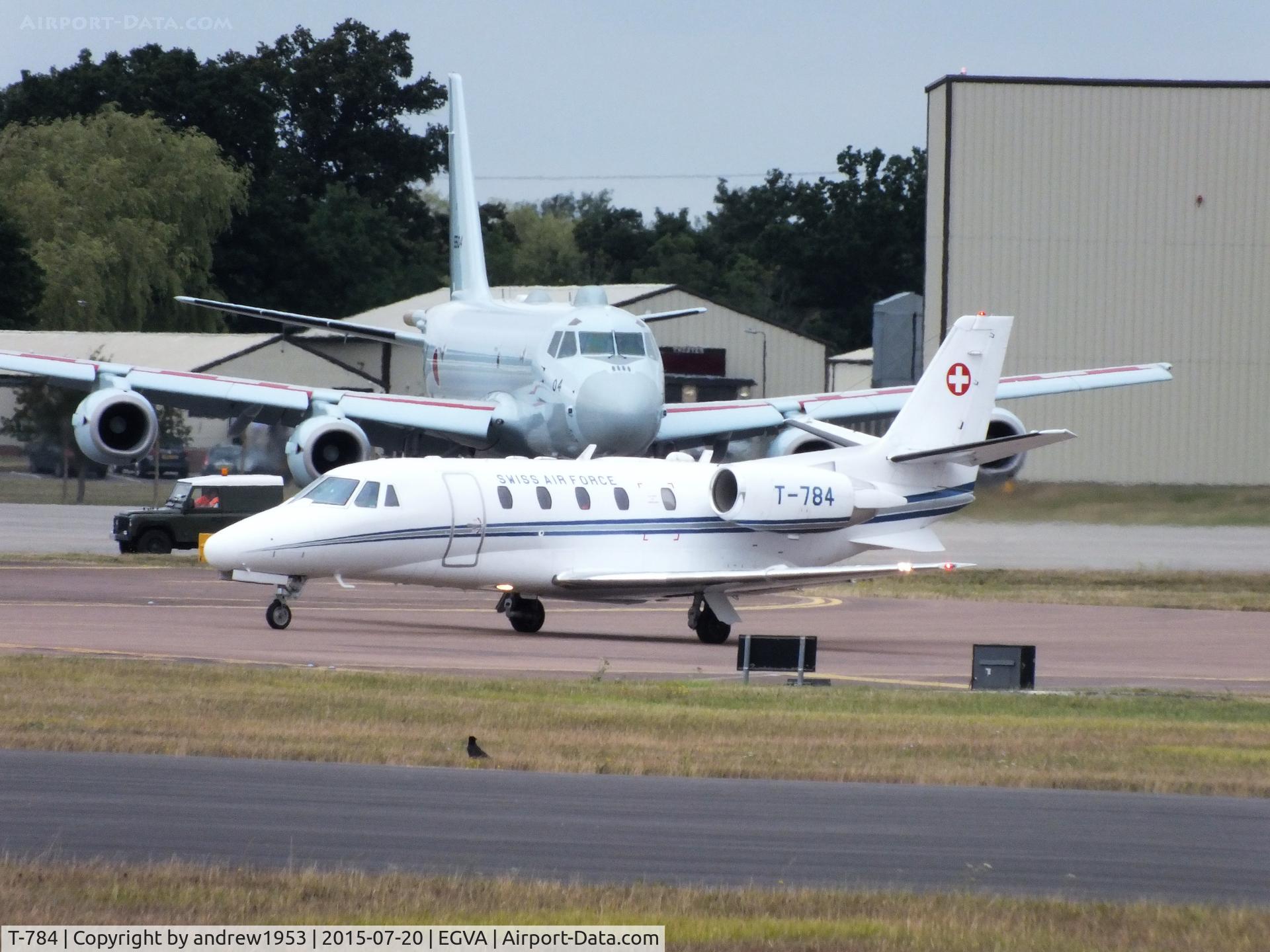 T-784, 2002 Cessna 560 Citation Excel C/N 560-5269, T-784 at RAF Fairford.