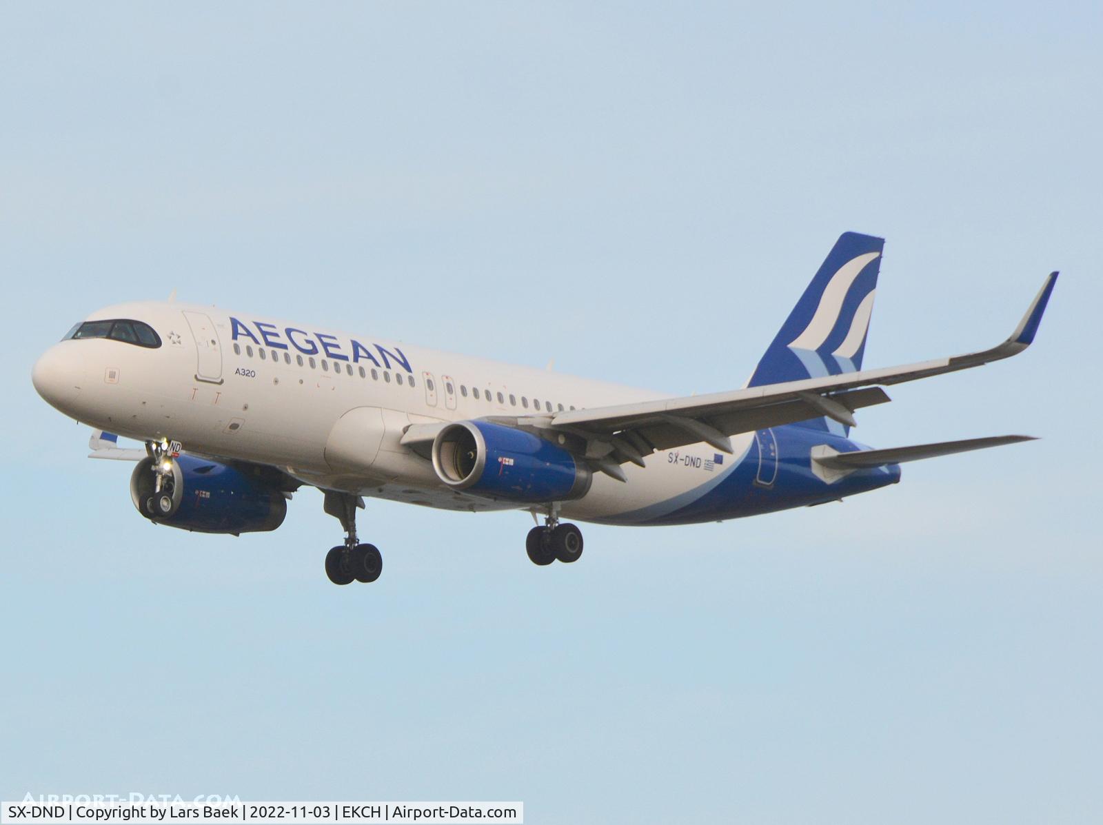 SX-DND, 2016 Airbus A320-232 C/N 6989, RWY22L