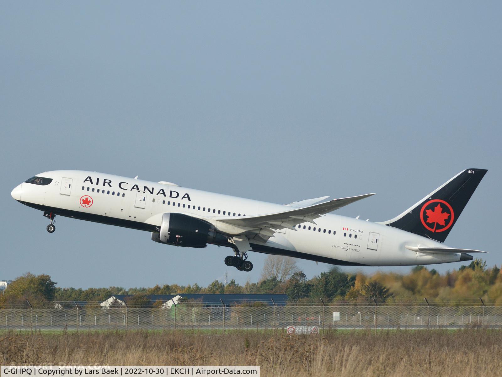 C-GHPQ, 2014 Boeing 787-8 Dreamliner C/N 35257, RWY22R from St. Magleby